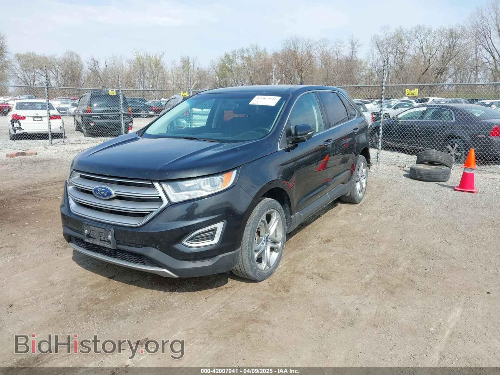 2015 FORD EDGE - VIN: 2FMTK4K99FBB21834 - Фото 2