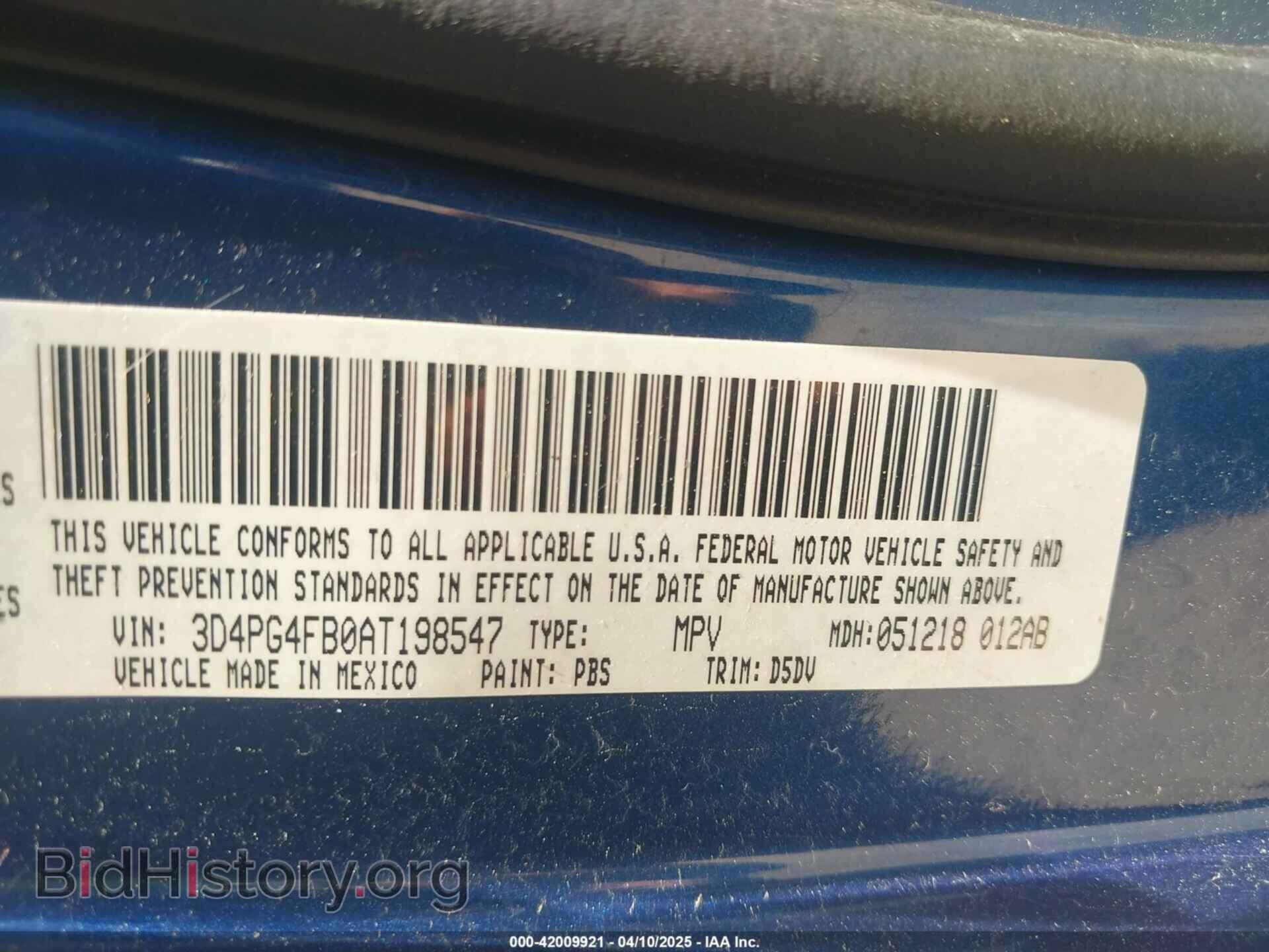 2010 DODGE JOURNEY - VIN: 3D4PG4FB0AT198547 - Фото 9