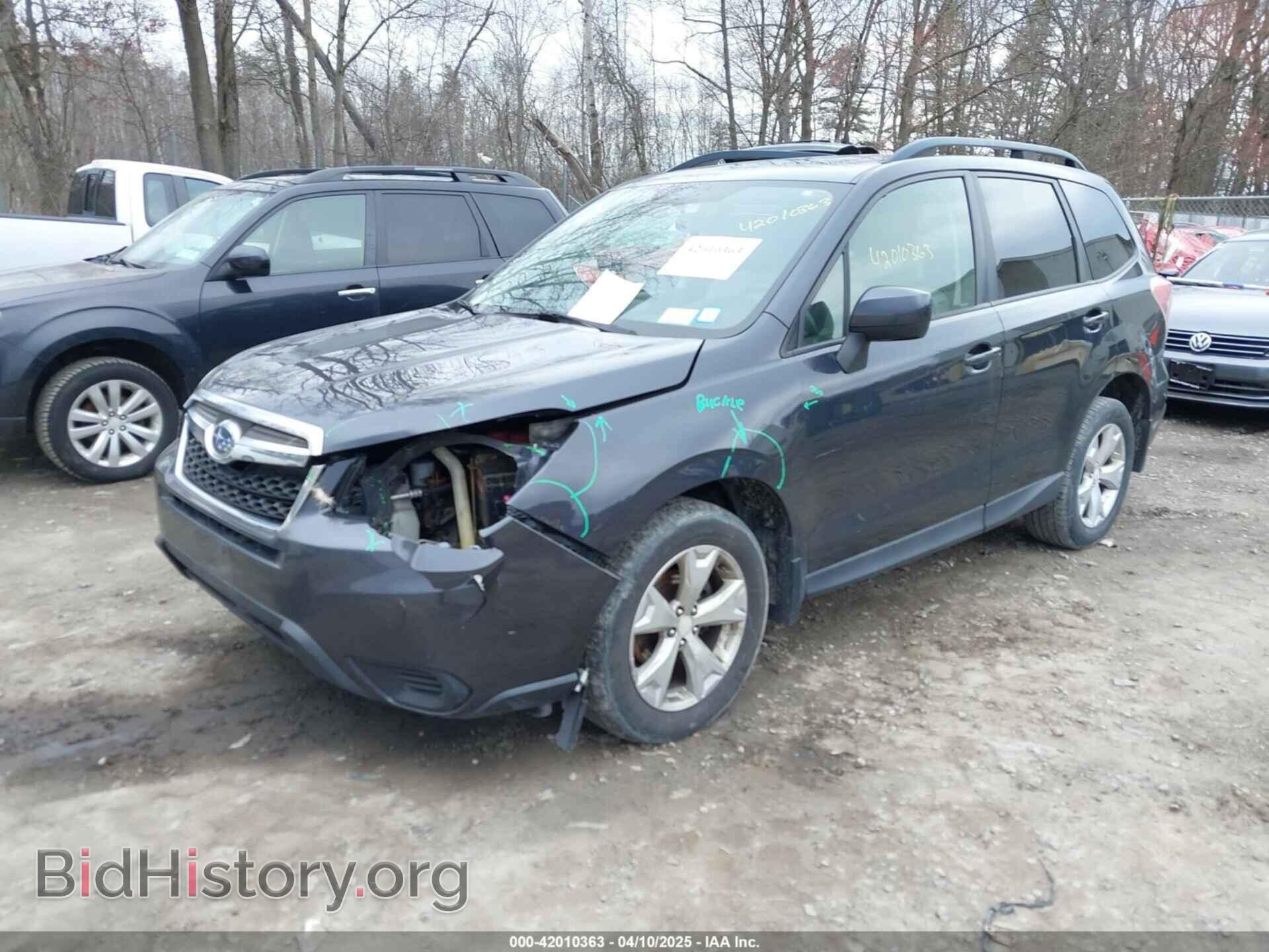 2014 SUBARU FORESTER - VIN: JF2SJAEC6EH414957 - Фото 2