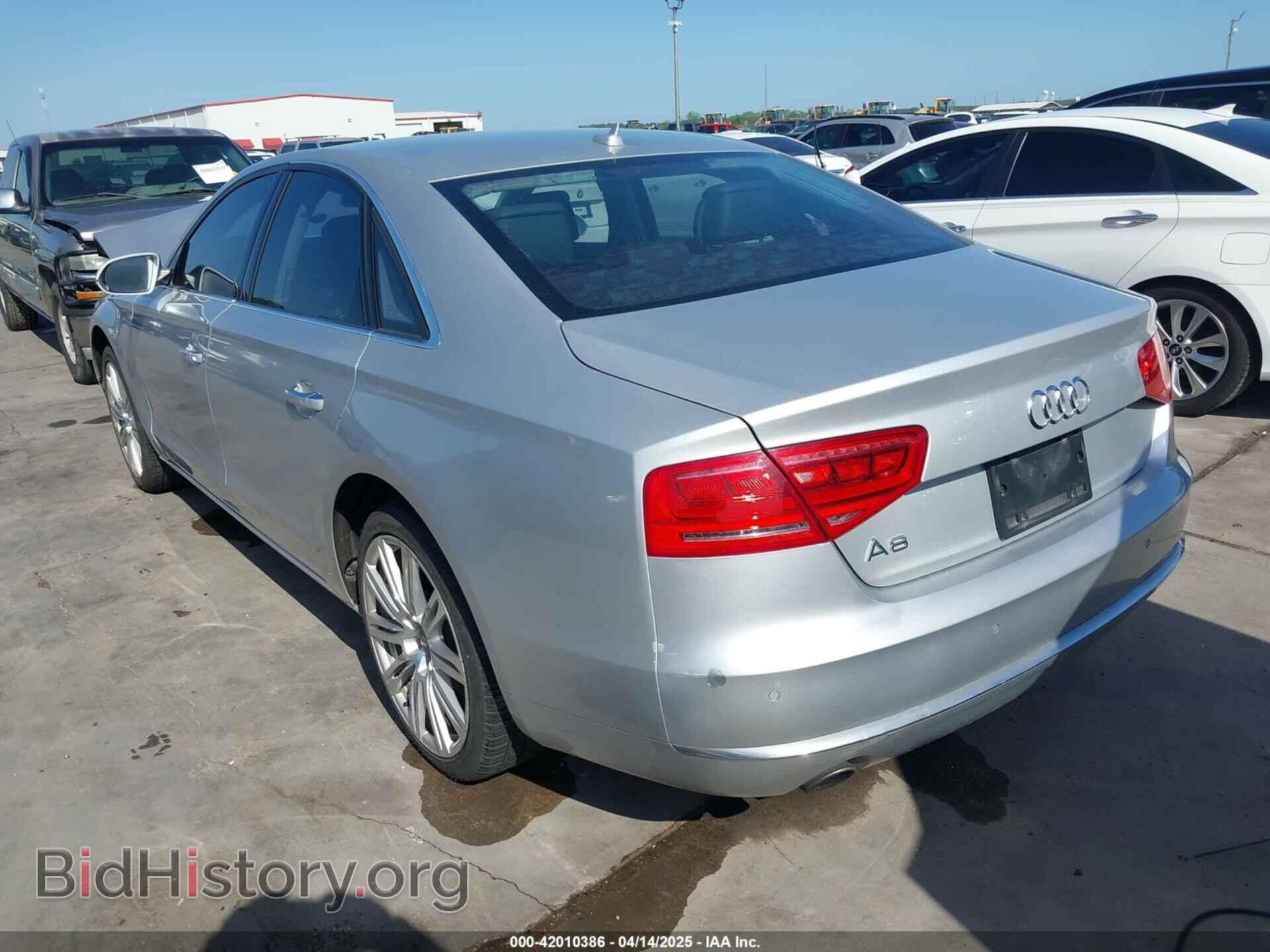 2013 AUDI A8 - VIN: WAUAGAFD7DN001880 - Фото 3