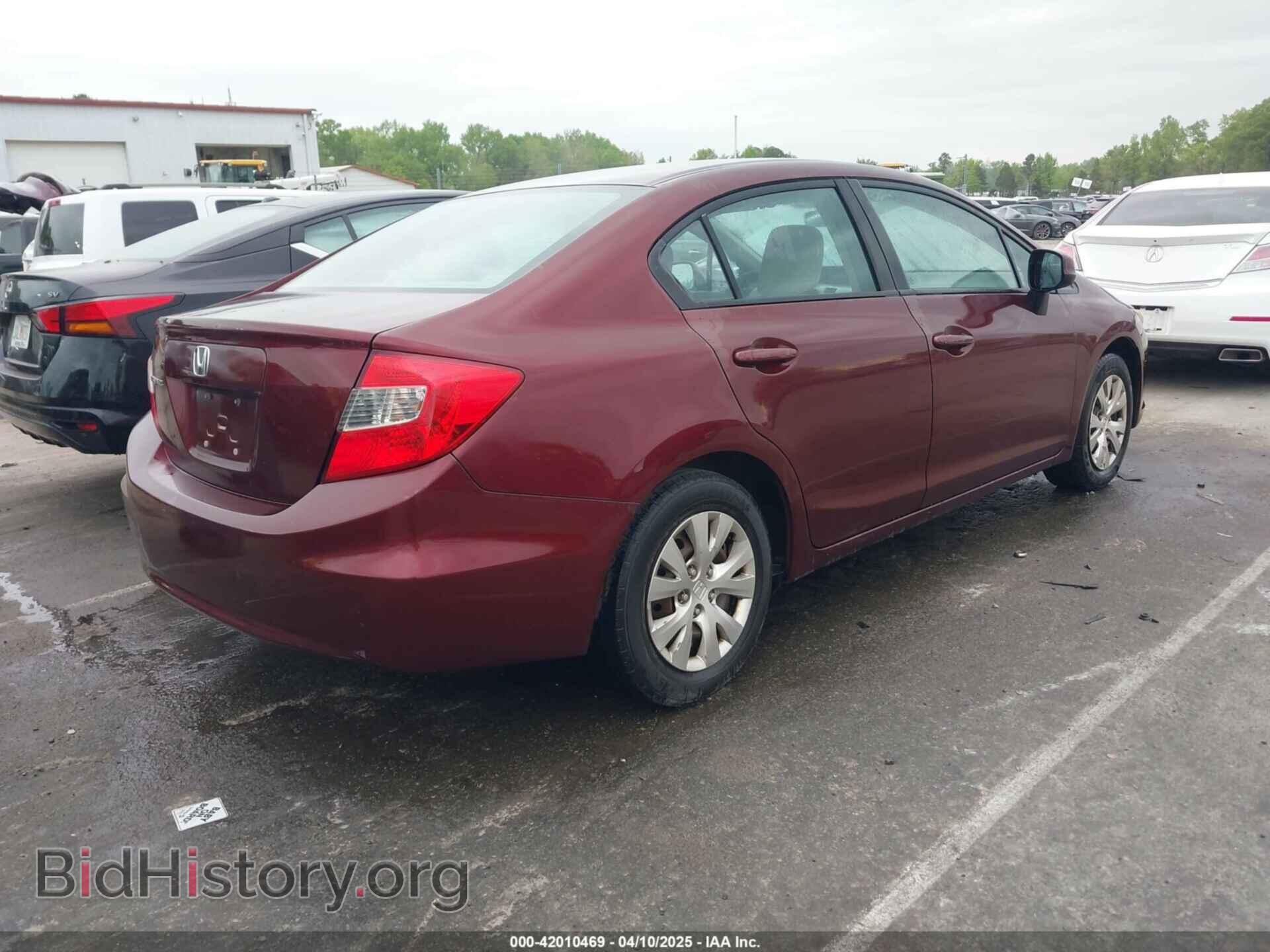 2012 HONDA CIVIC - VIN: 19XFB2F54CE373704 - Фото 4