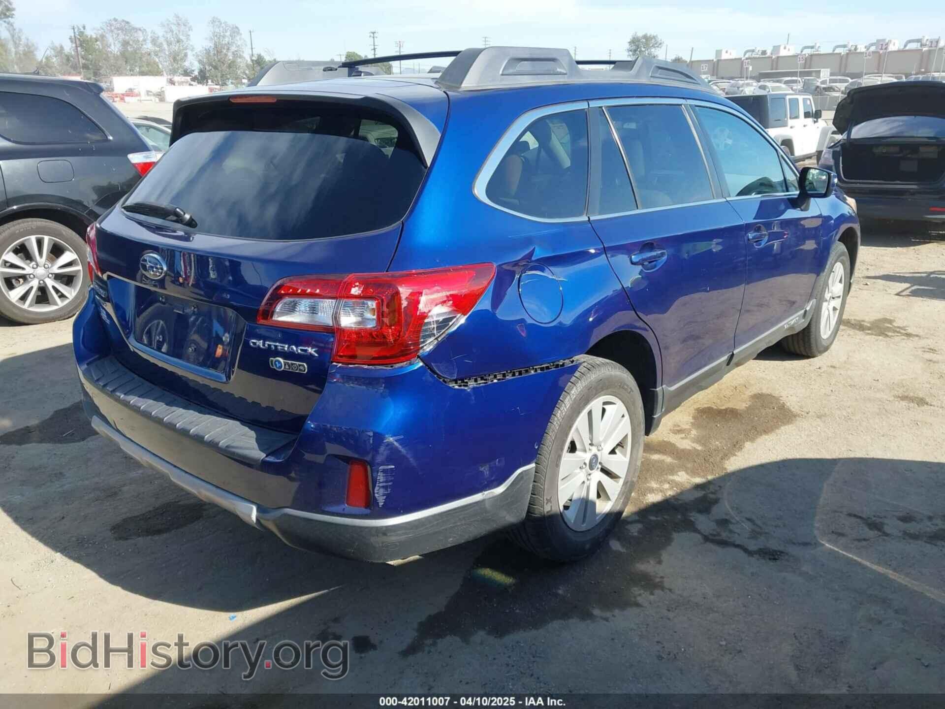 2015 SUBARU OUTBACK - VIN: 4S4BSBDC2F3290862 - Фото 4
