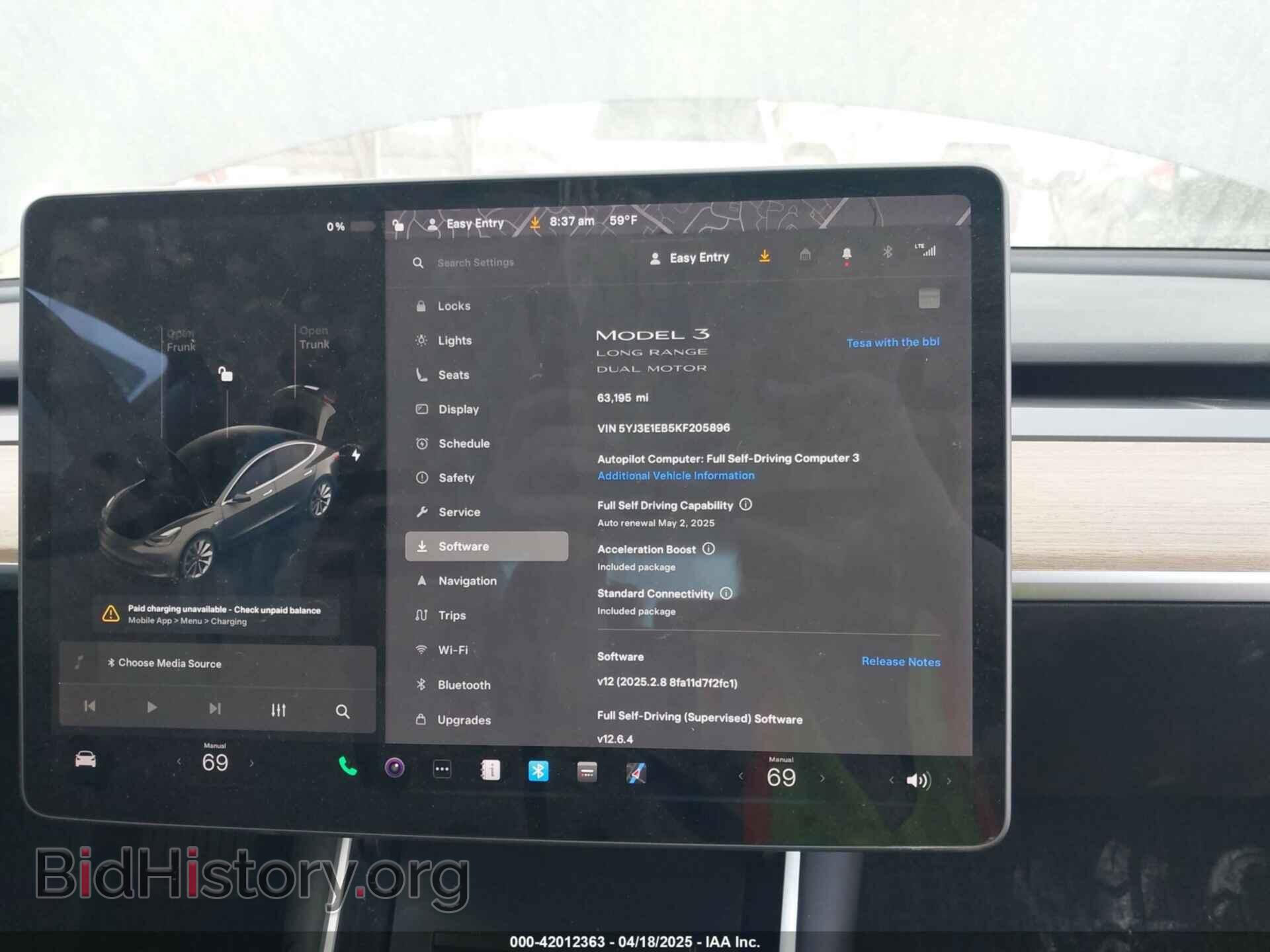 2019 TESLA MODEL 3 - VIN: 5YJ3E1EB5KF205896 - Photo 7