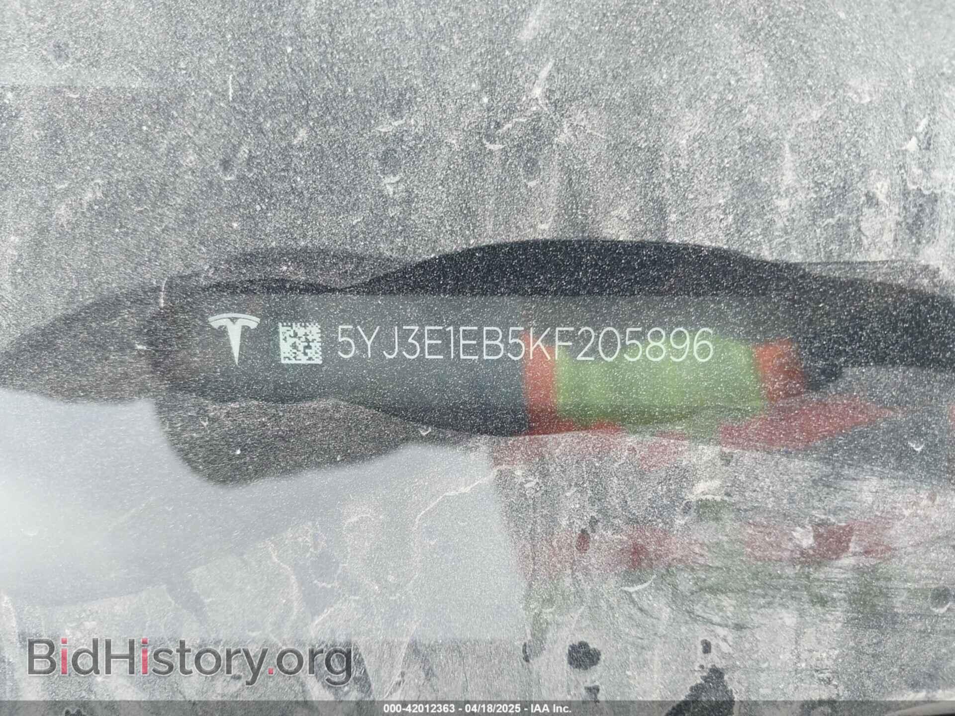 2019 TESLA MODEL 3 - VIN: 5YJ3E1EB5KF205896 - Photo 9