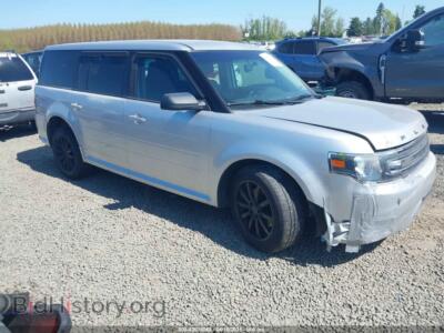 2014 Ford FLEX SE, silver — VIN 2FMGK5B85EBD33594, IAAI