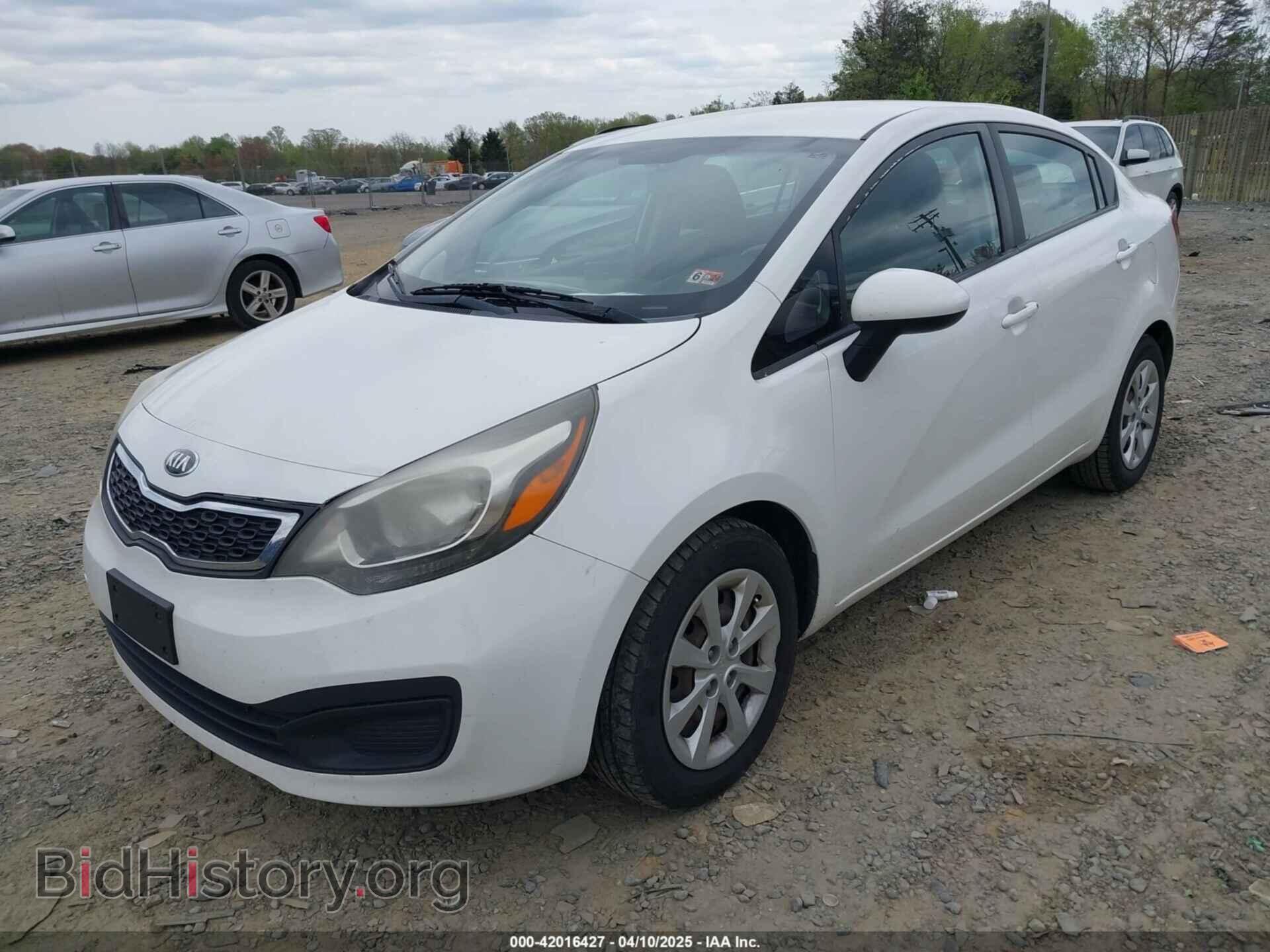 2013 KIA RIO - VIN: KNADN4A30D6243293 - Фото 2