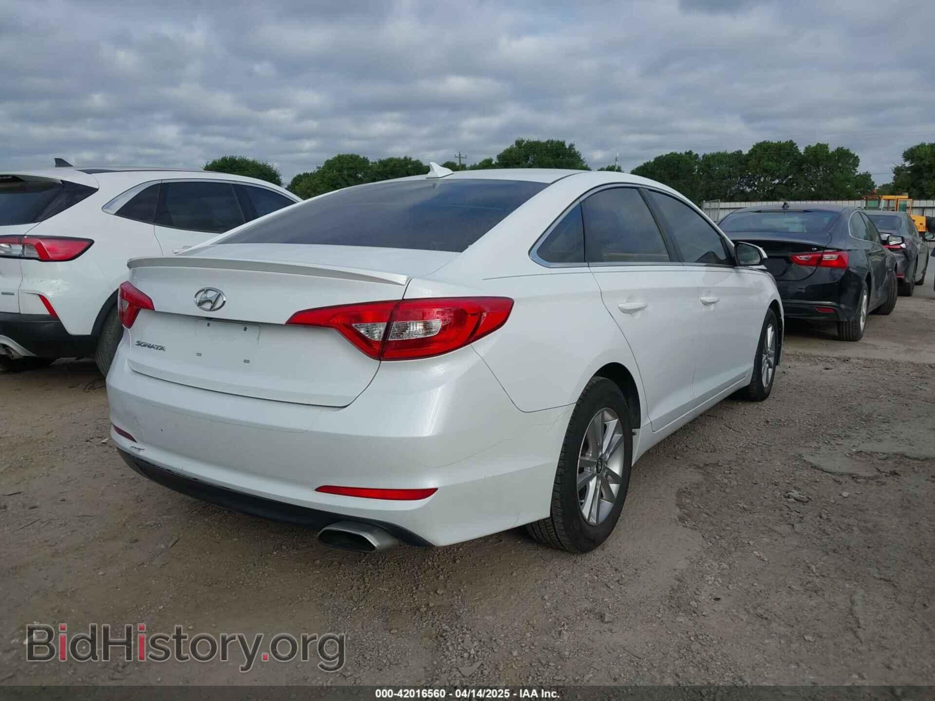 2015 HYUNDAI SONATA - VIN: 5NPE24AF1FH257478 - Фото 4