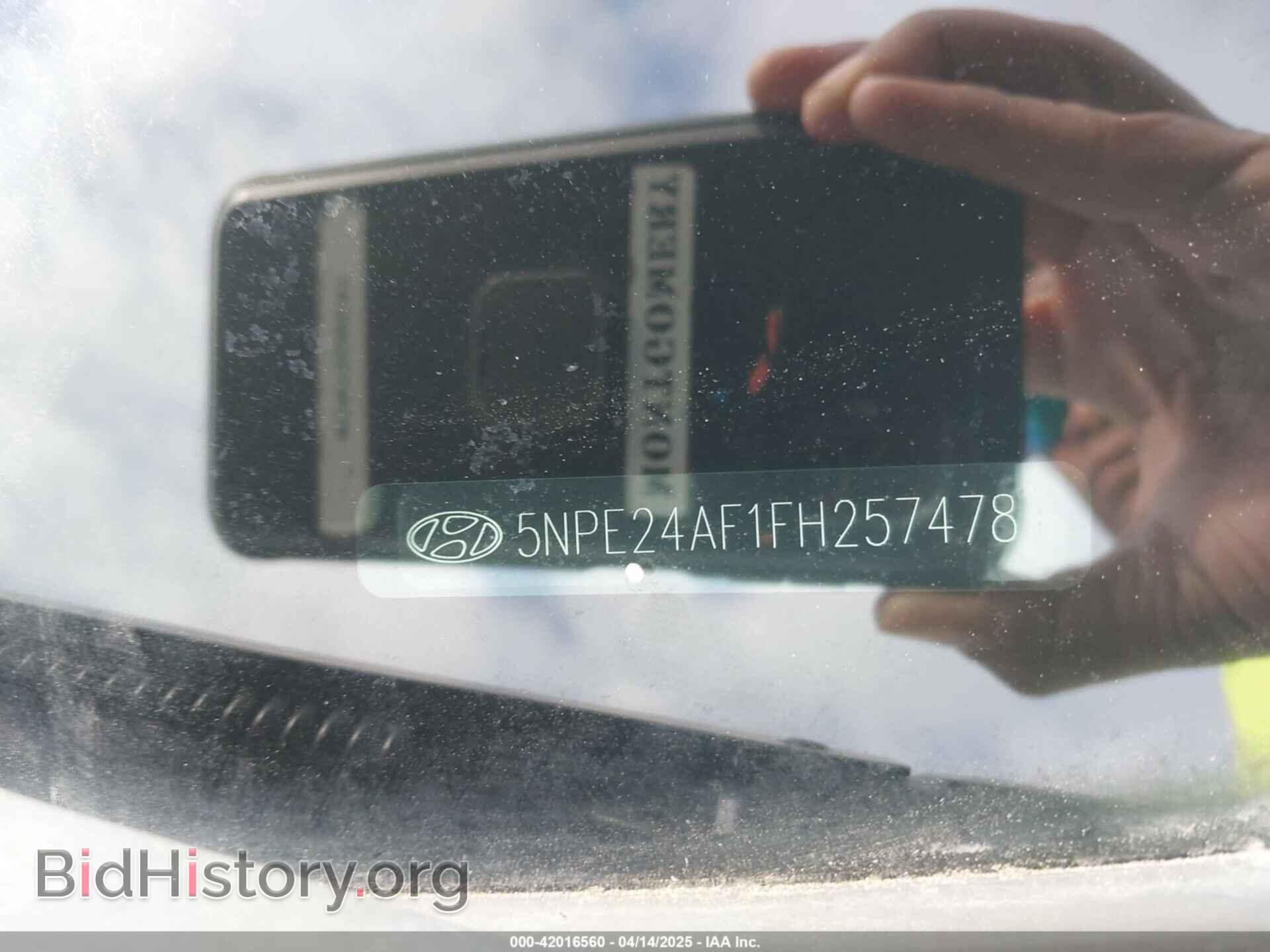 2015 HYUNDAI SONATA - VIN: 5NPE24AF1FH257478 - Фото 9