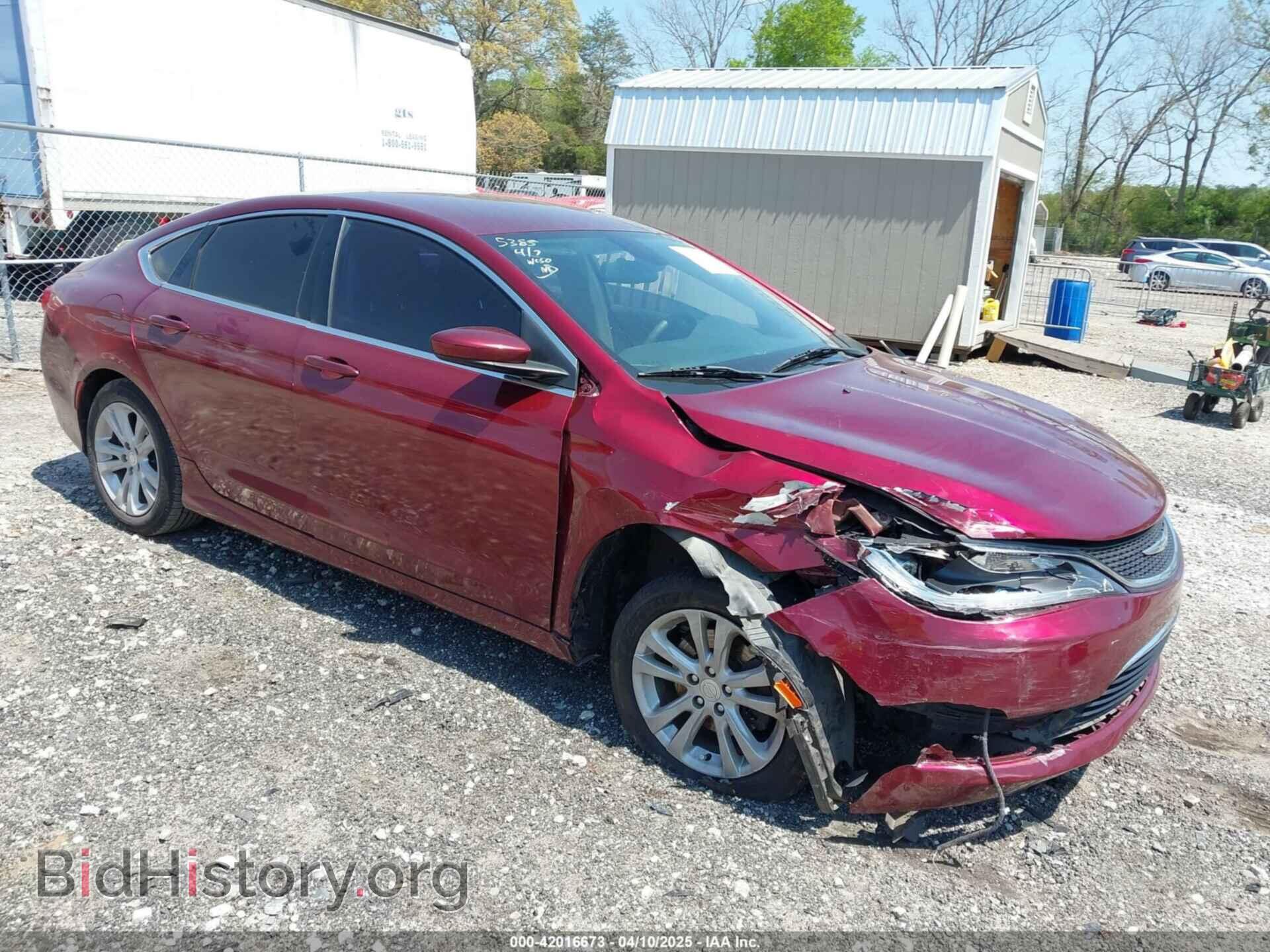 Фотография 1C3CCCAB2GN145385 - CHRYSLER 200 2016