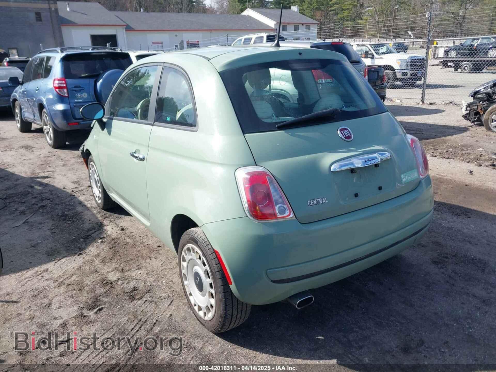 2012 FIAT 500 - VIN: 3C3CFFAR9CT381418 - Фото 3