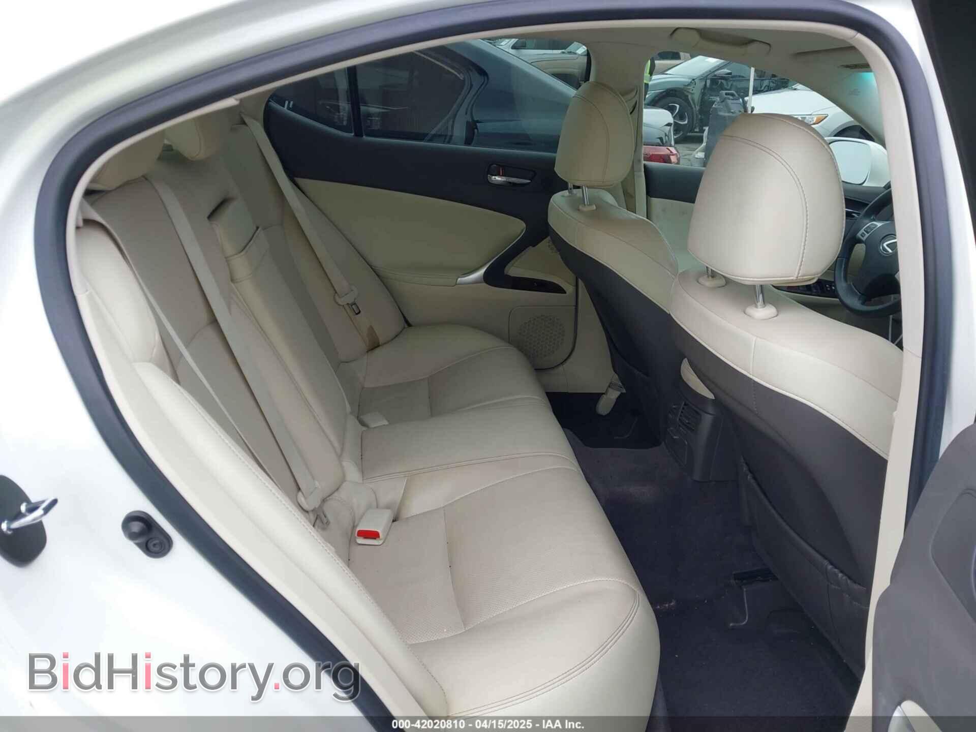 2012 LEXUS IS 250 - VIN: JTHBF5C26C5170533 - Фото 8