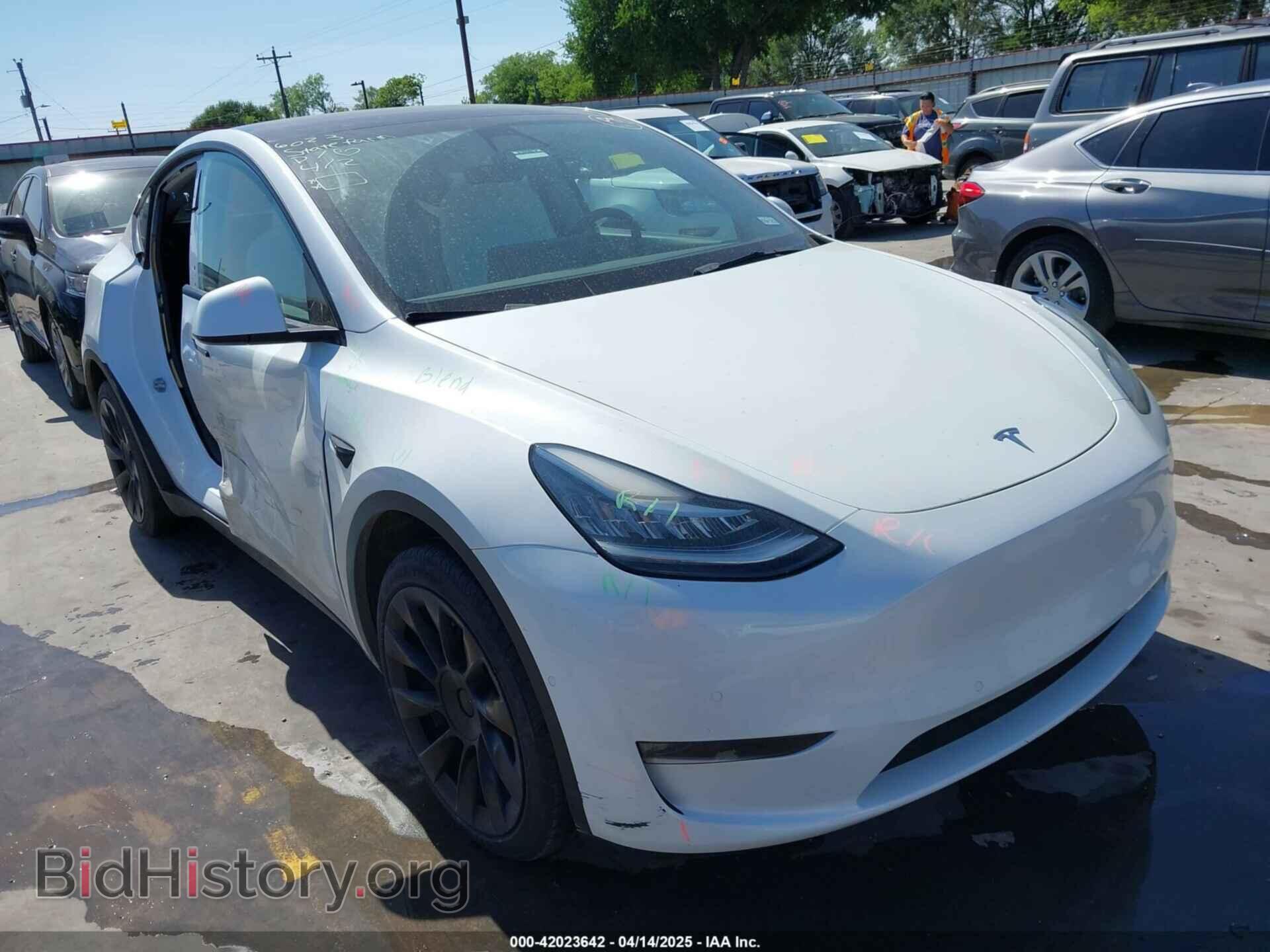 Photo 7SAYGDEE2NF420882 - TESLA MODEL Y 2022