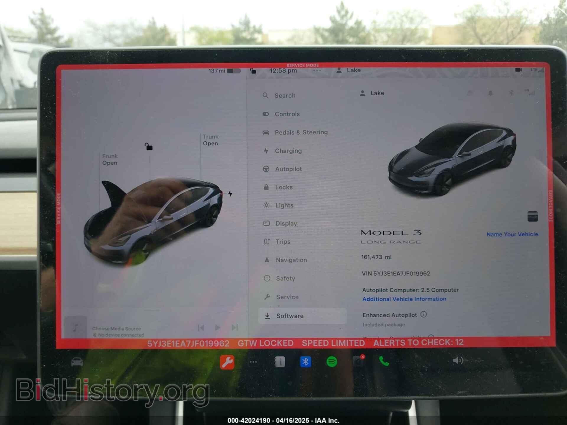 2018 TESLA MODEL 3 - VIN: 5YJ3E1EA7JF019962 - Фото 7
