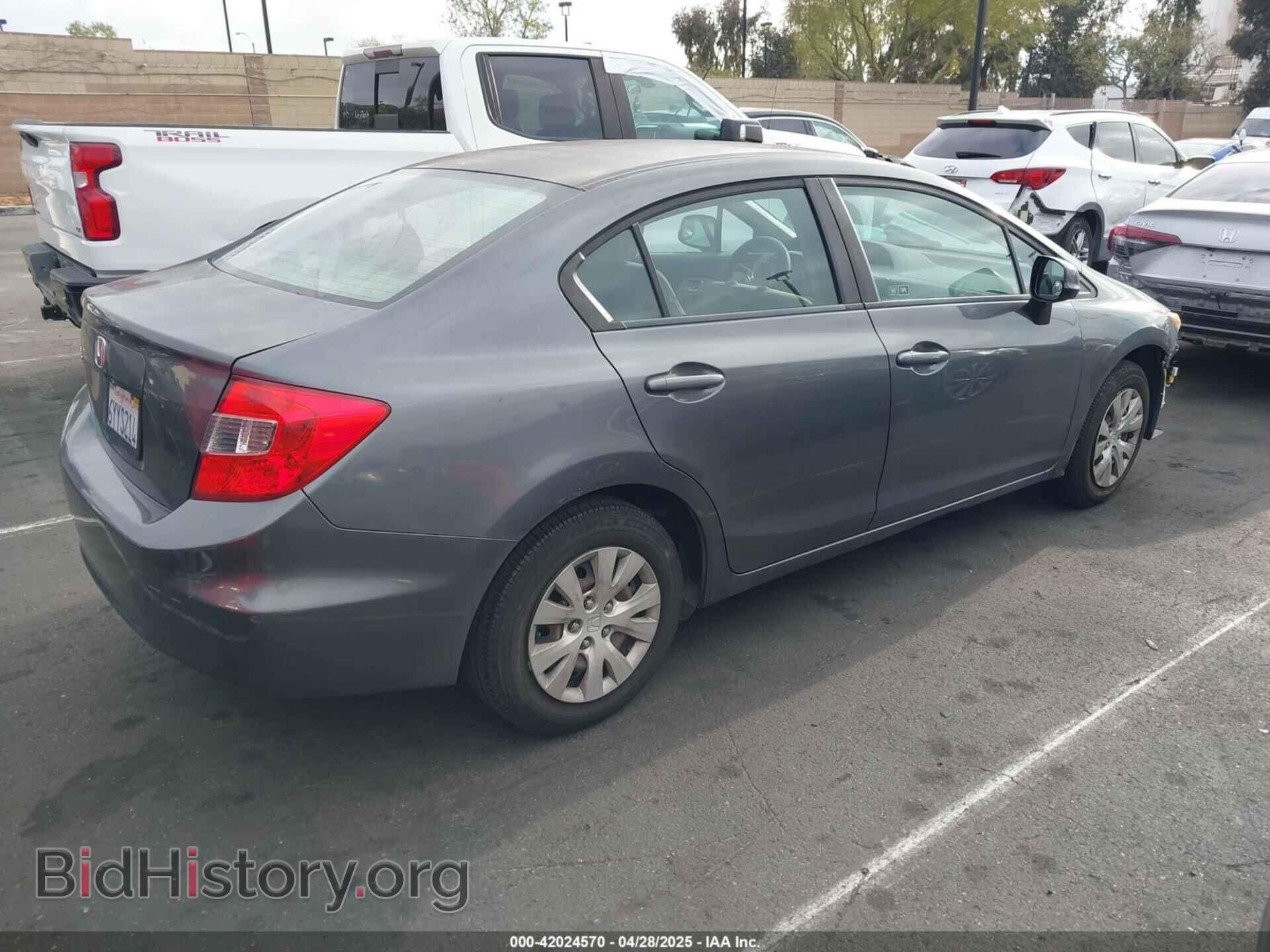 2012 HONDA CIVIC - VIN: 19XFB2F53CE380398 - Фото 4
