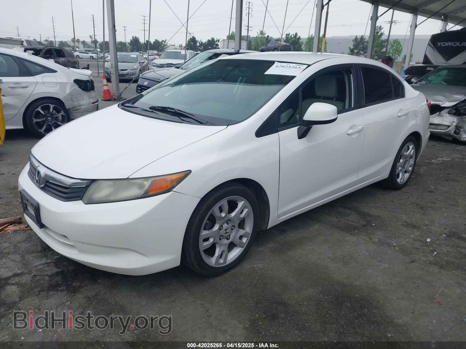 2012 HONDA CIVIC - VIN: 19XFB2F52CE310763 - Фото 2