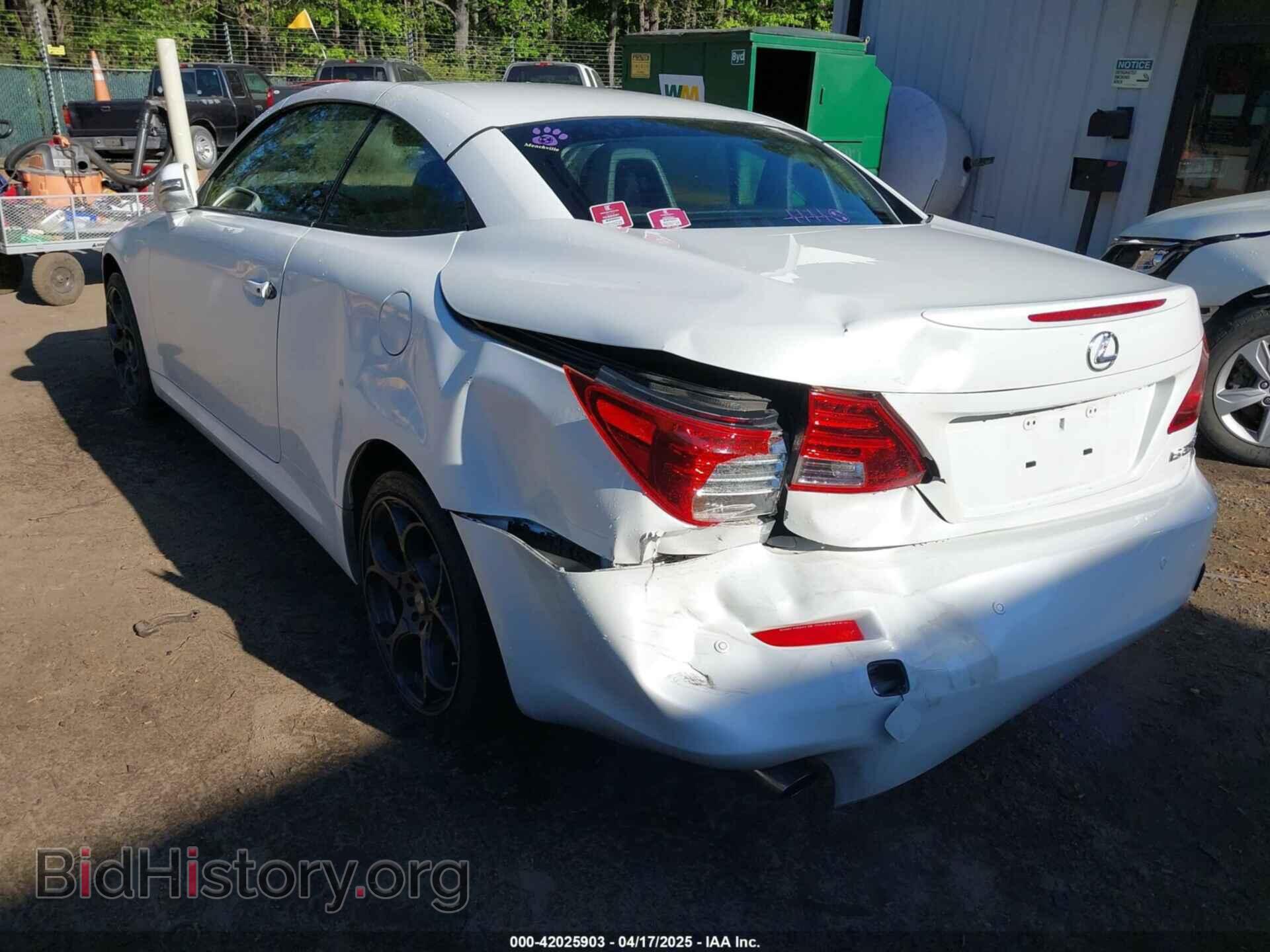 2012 LEXUS IS 250C - VIN: JTHFF2C20C2524497 - Photo 3