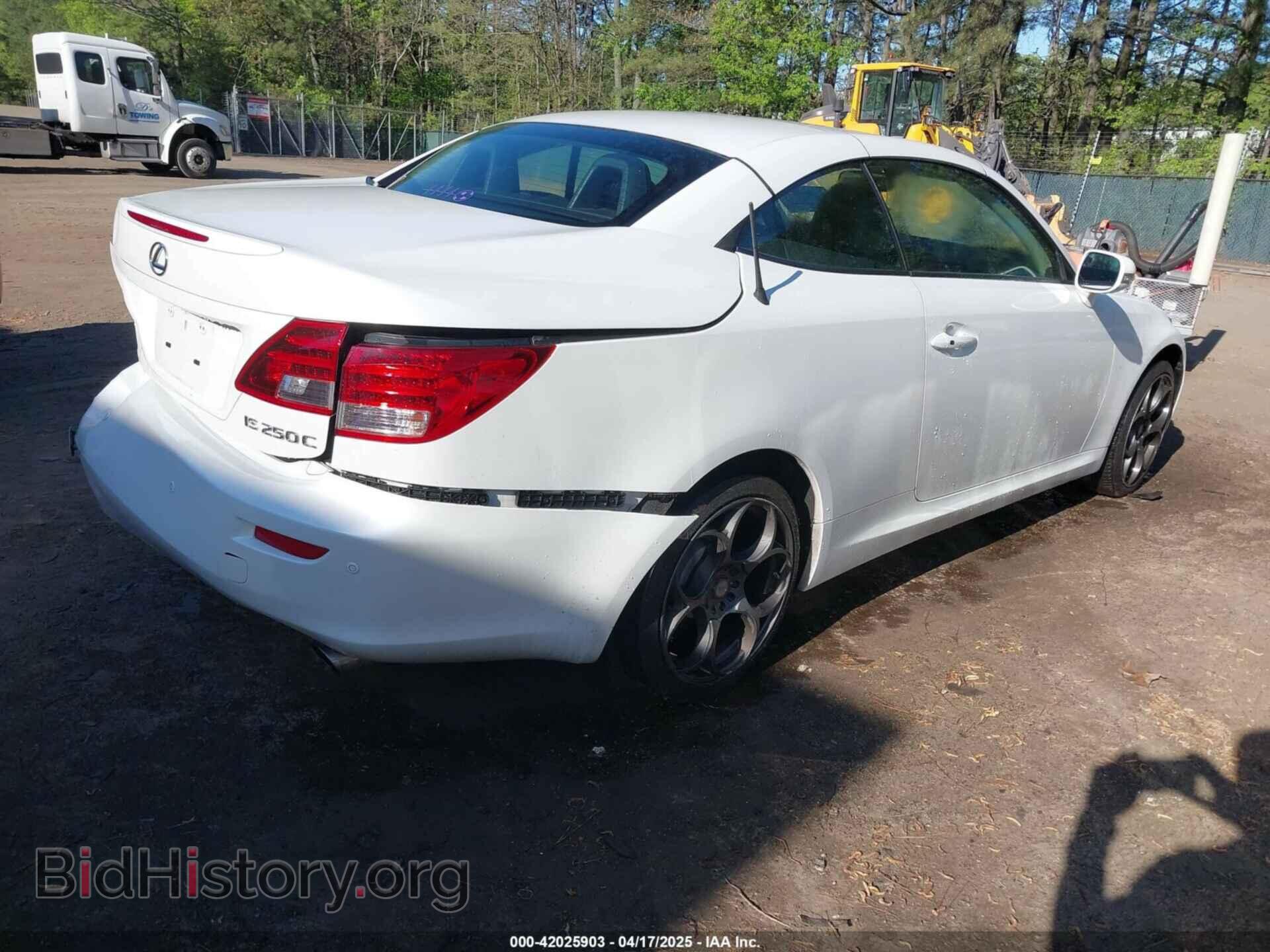 2012 LEXUS IS 250C - VIN: JTHFF2C20C2524497 - Photo 4