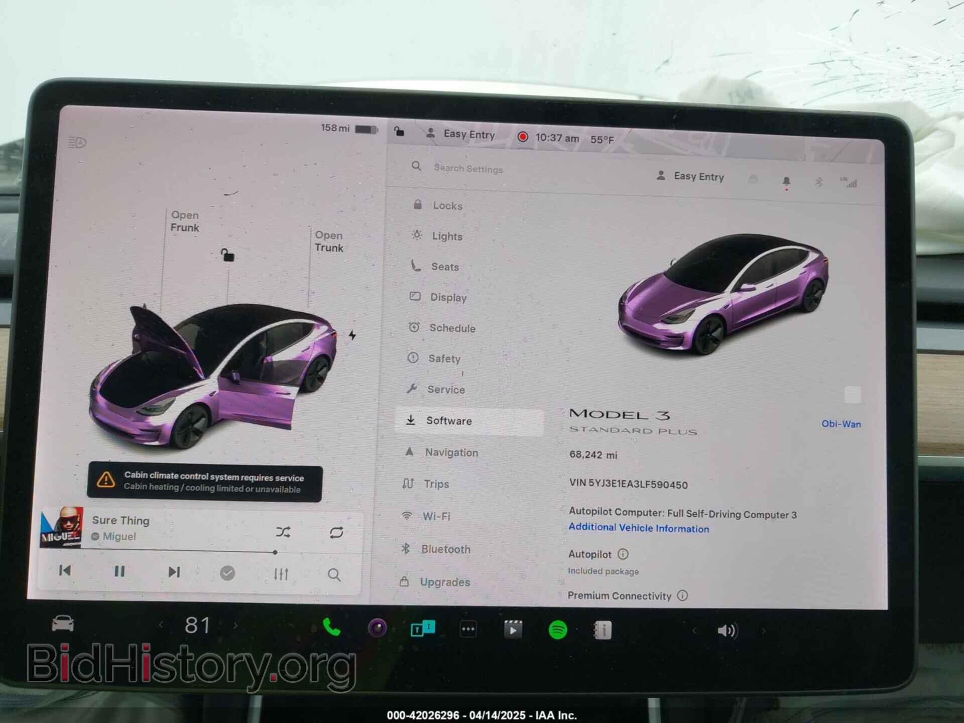 2020 TESLA MODEL 3 - VIN: 5YJ3E1EA3LF590450 - Photo 7