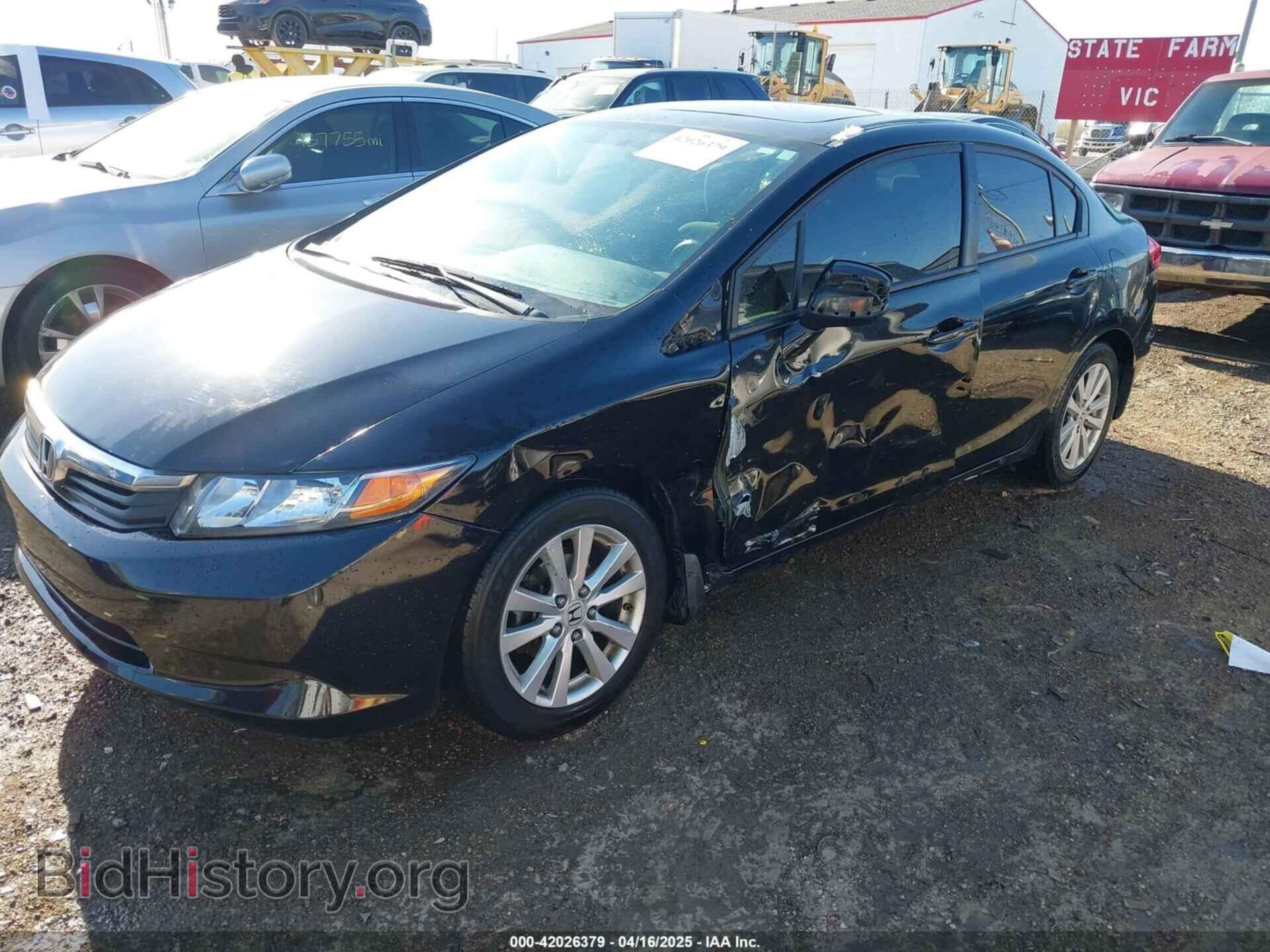 2012 HONDA CIVIC - VIN: 2HGFB2F86CH500341 - Фото 2
