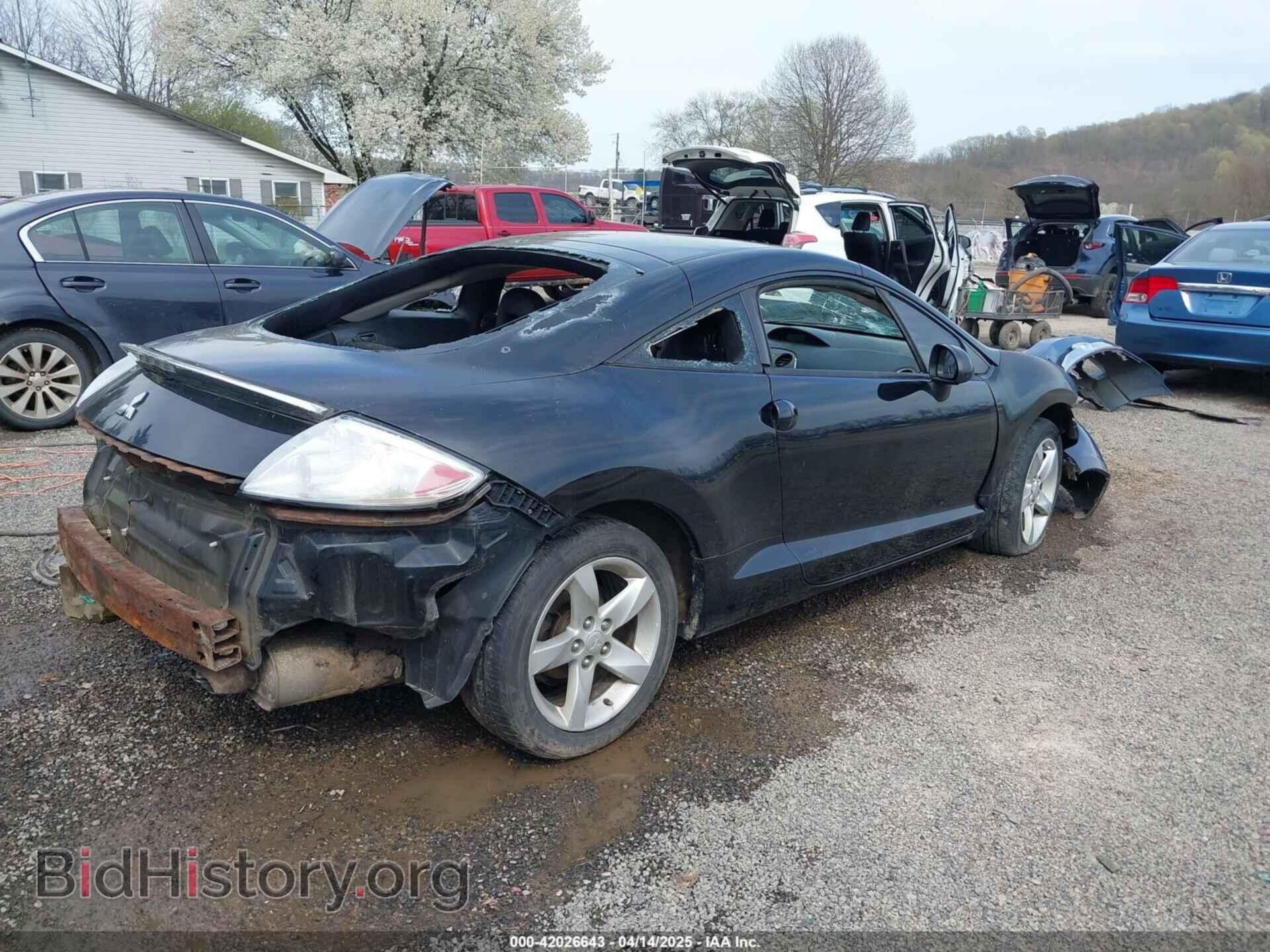 2007 MITSUBISHI ECLIPSE - VIN: 4A3AK24F47E065338 - Фото 4