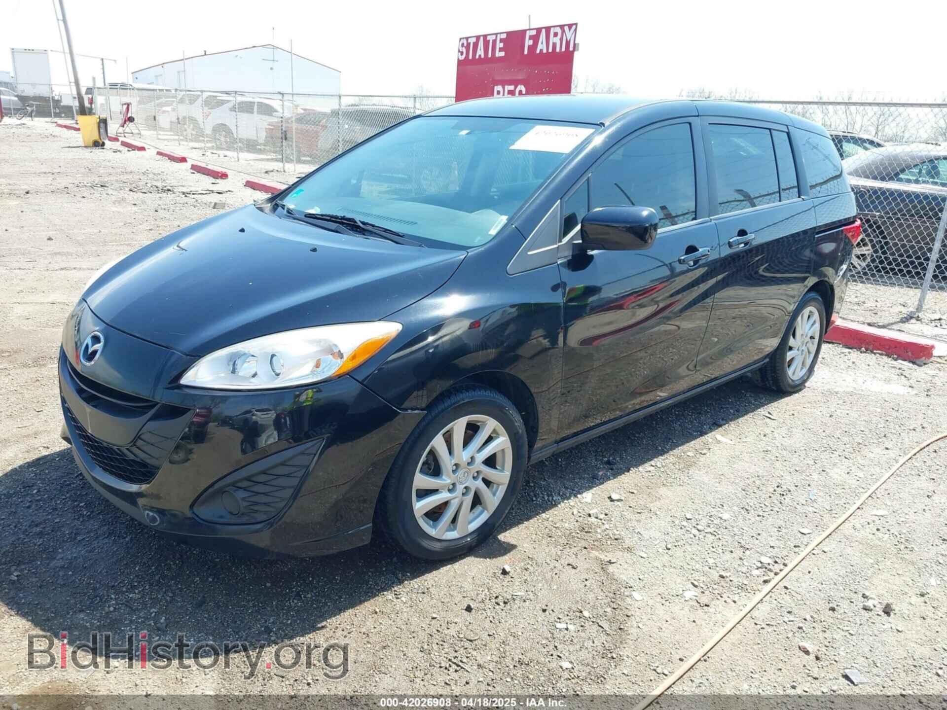 2012 MAZDA MAZDA5 - VIN: JM1CW2BL7C0127010 - Фото 2
