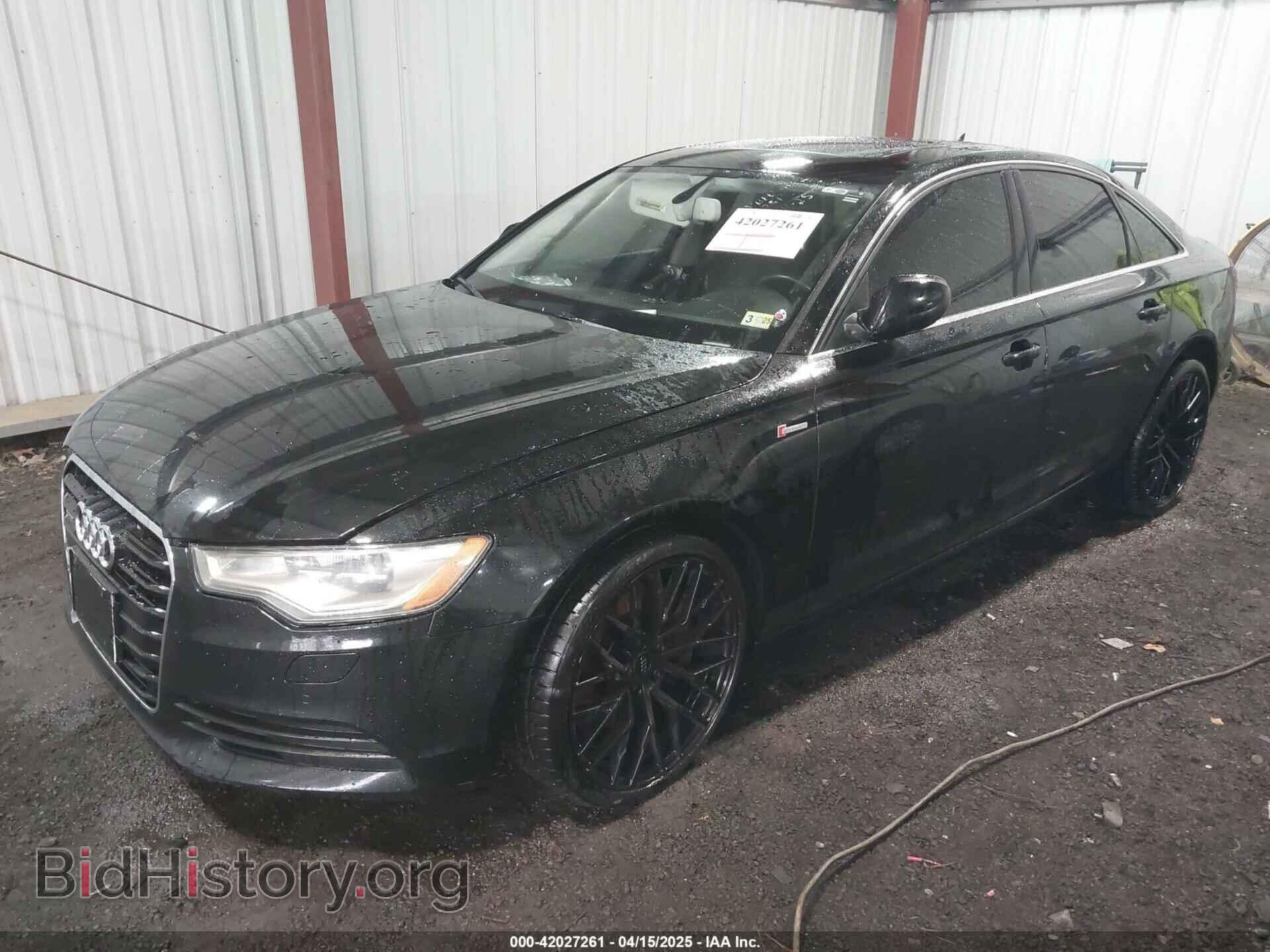 2012 AUDI A6 - VIN: WAUBGAFC1CN025117 - Фото 2