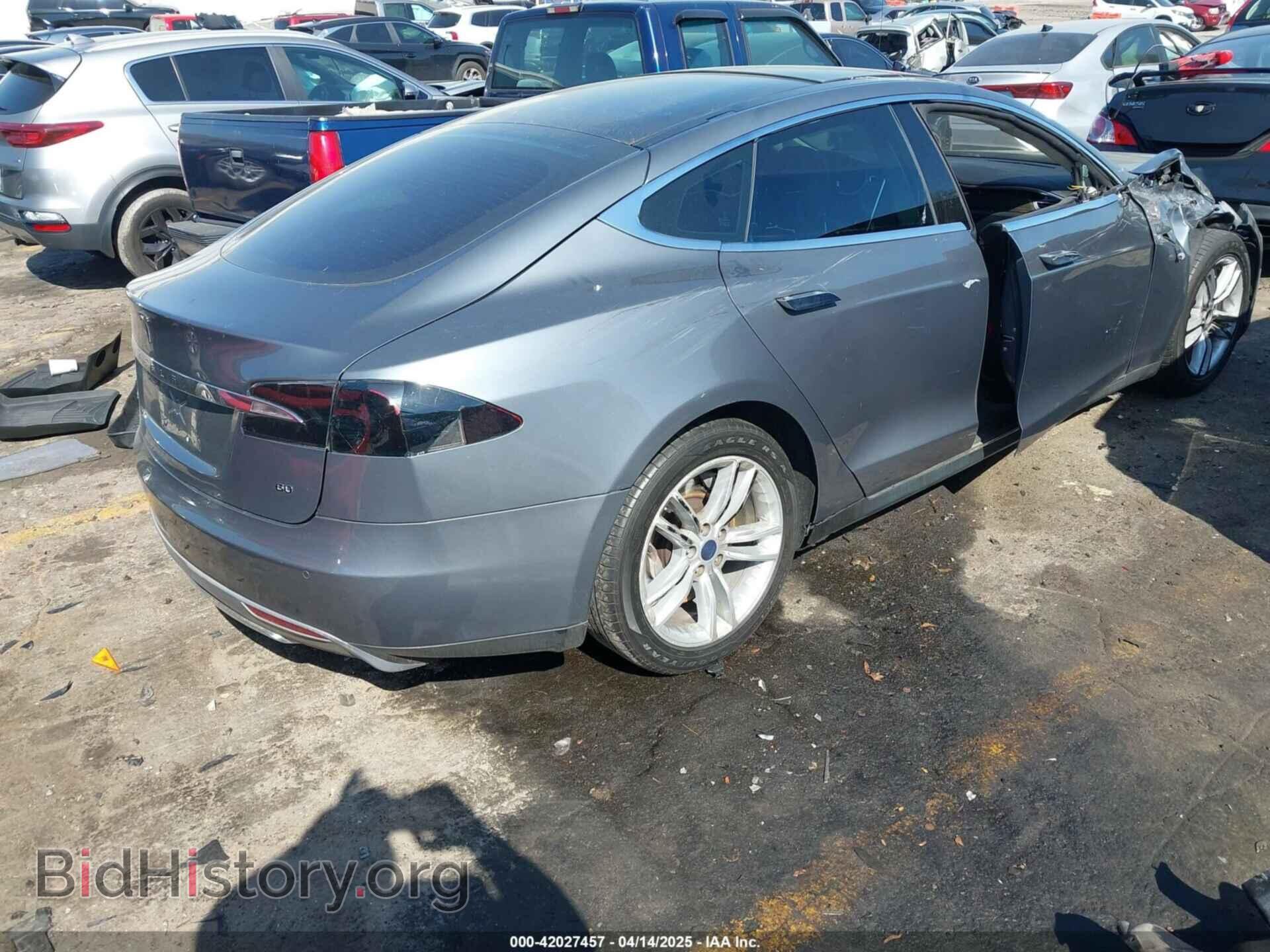 2014 TESLA MODEL S - VIN: 5YJSA1S12EFP41227 - Photo 4