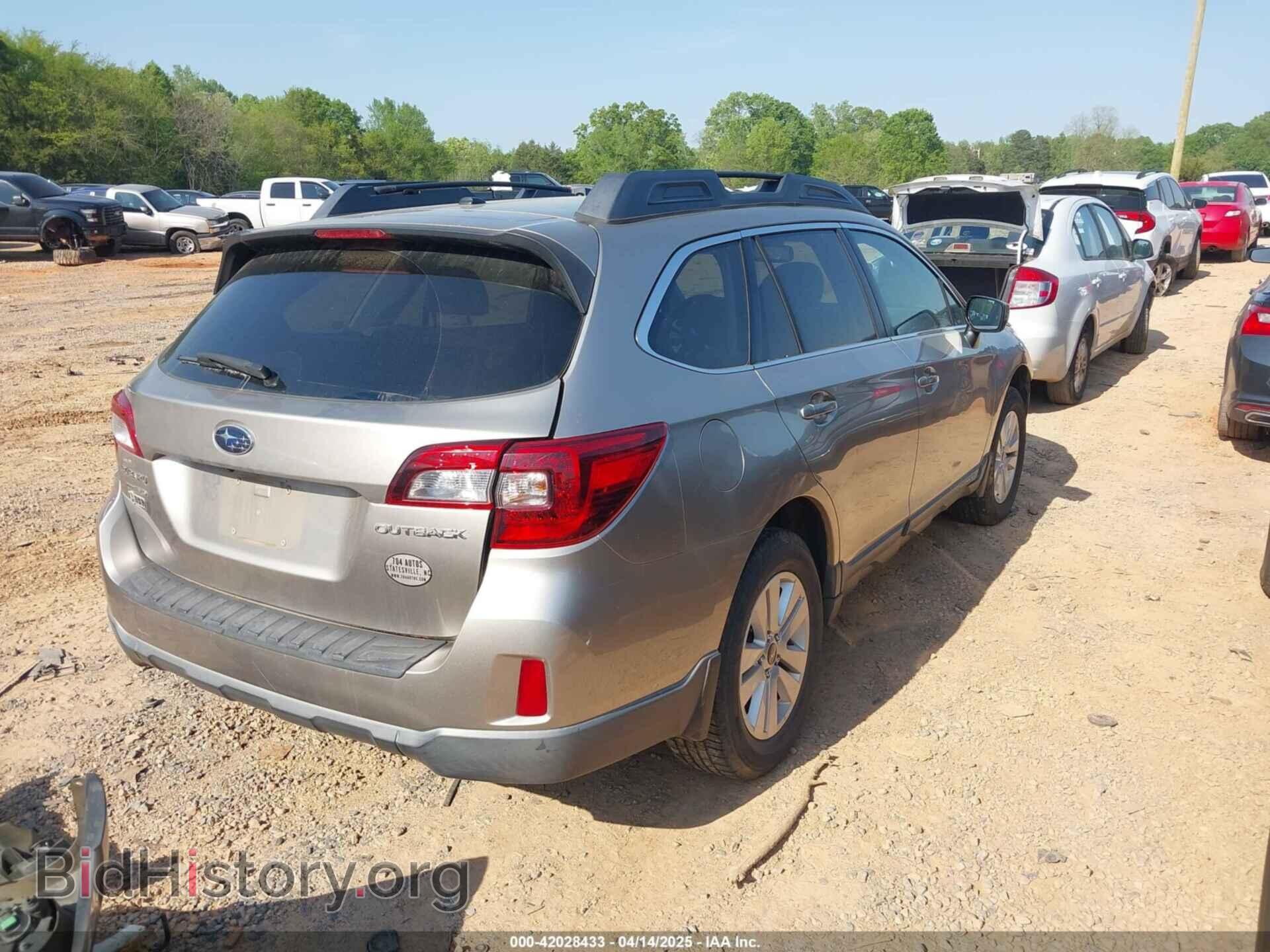 2015 SUBARU OUTBACK - VIN: 4S4BSBDC5F3201317 - Фото 4