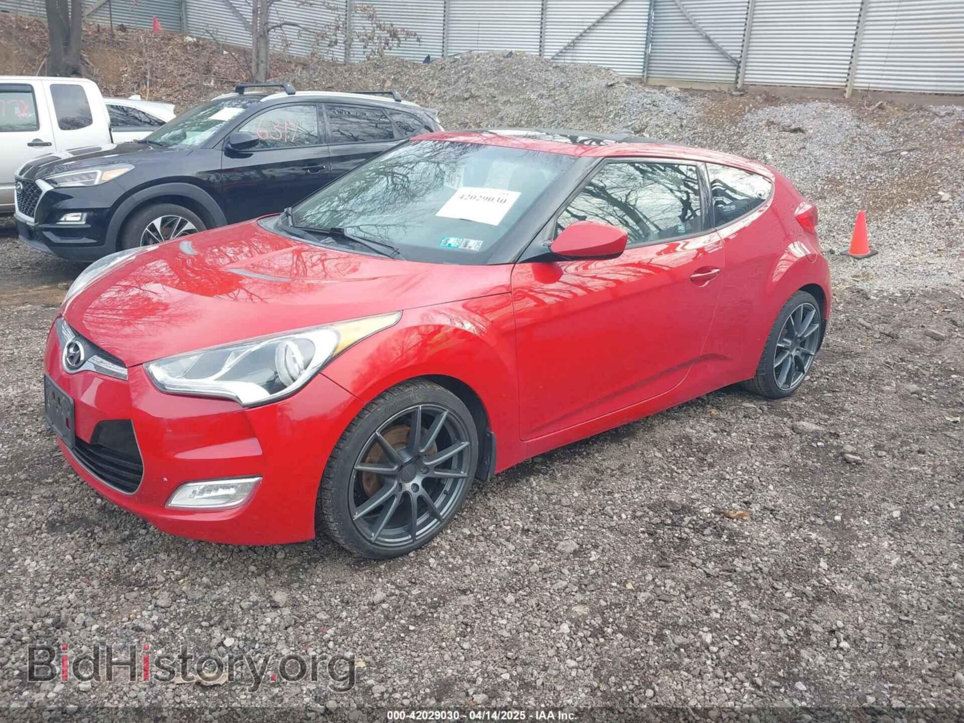 2012 HYUNDAI VELOSTER - VIN: KMHTC6AD4CU072868 - Фото 2