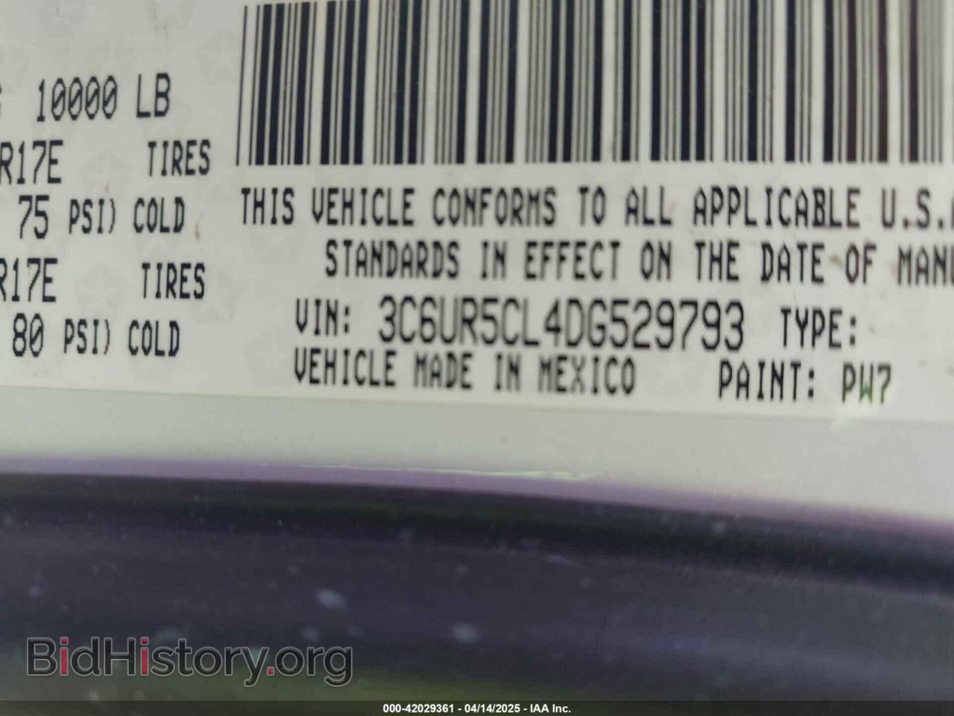 2013 RAM 2500 - VIN: 3C6UR5CL4DG529793 - Фото 9