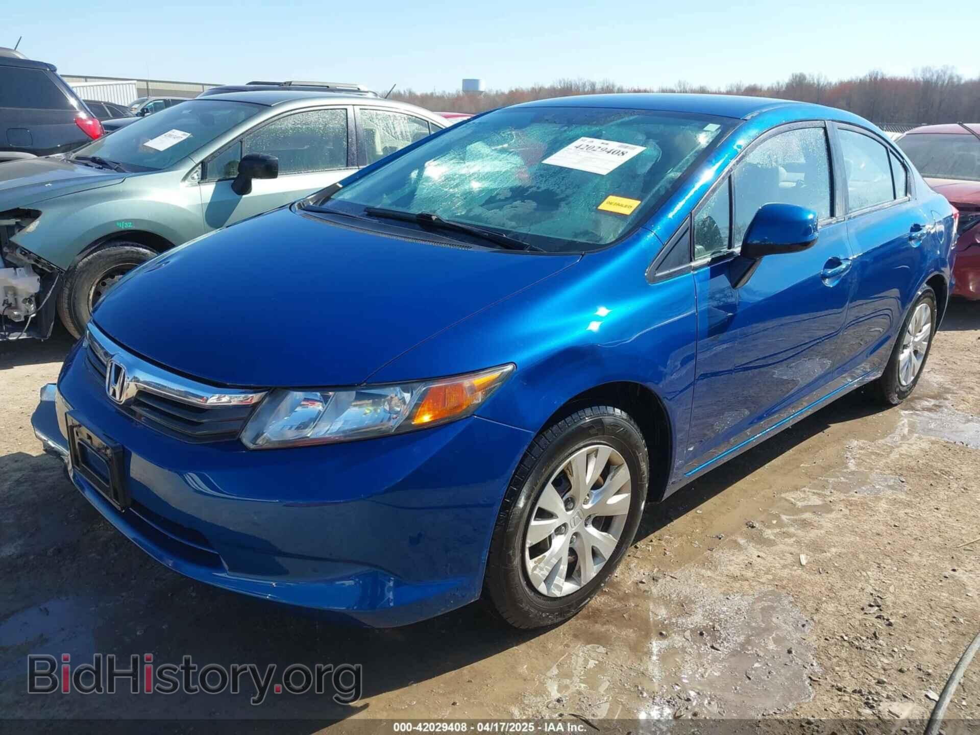2012 HONDA CIVIC - VIN: 19XFB2F52CE045634 - Фото 2