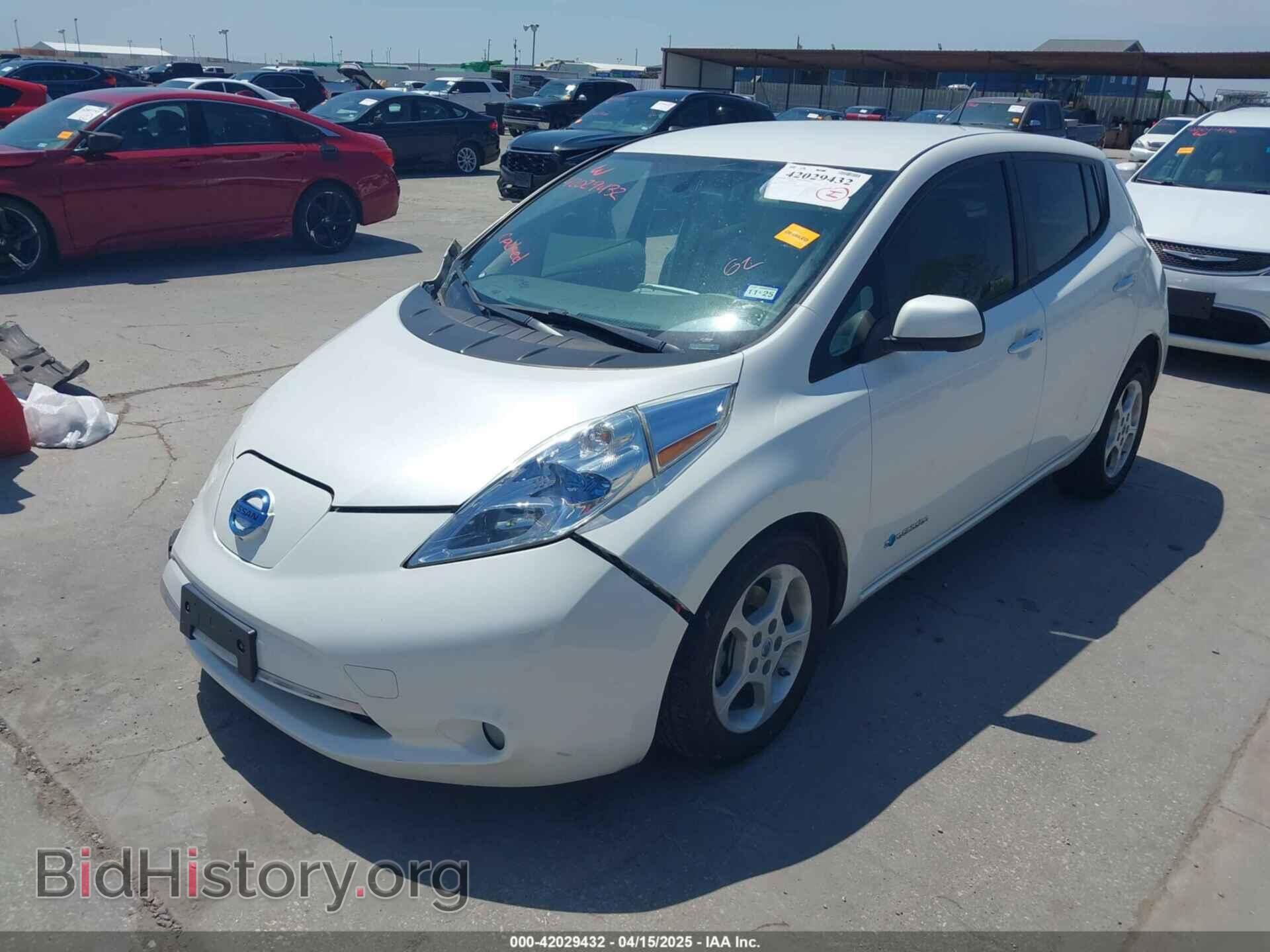 2013 NISSAN LEAF - VIN: 1N4AZ0CP8DC413085 - Фото 2