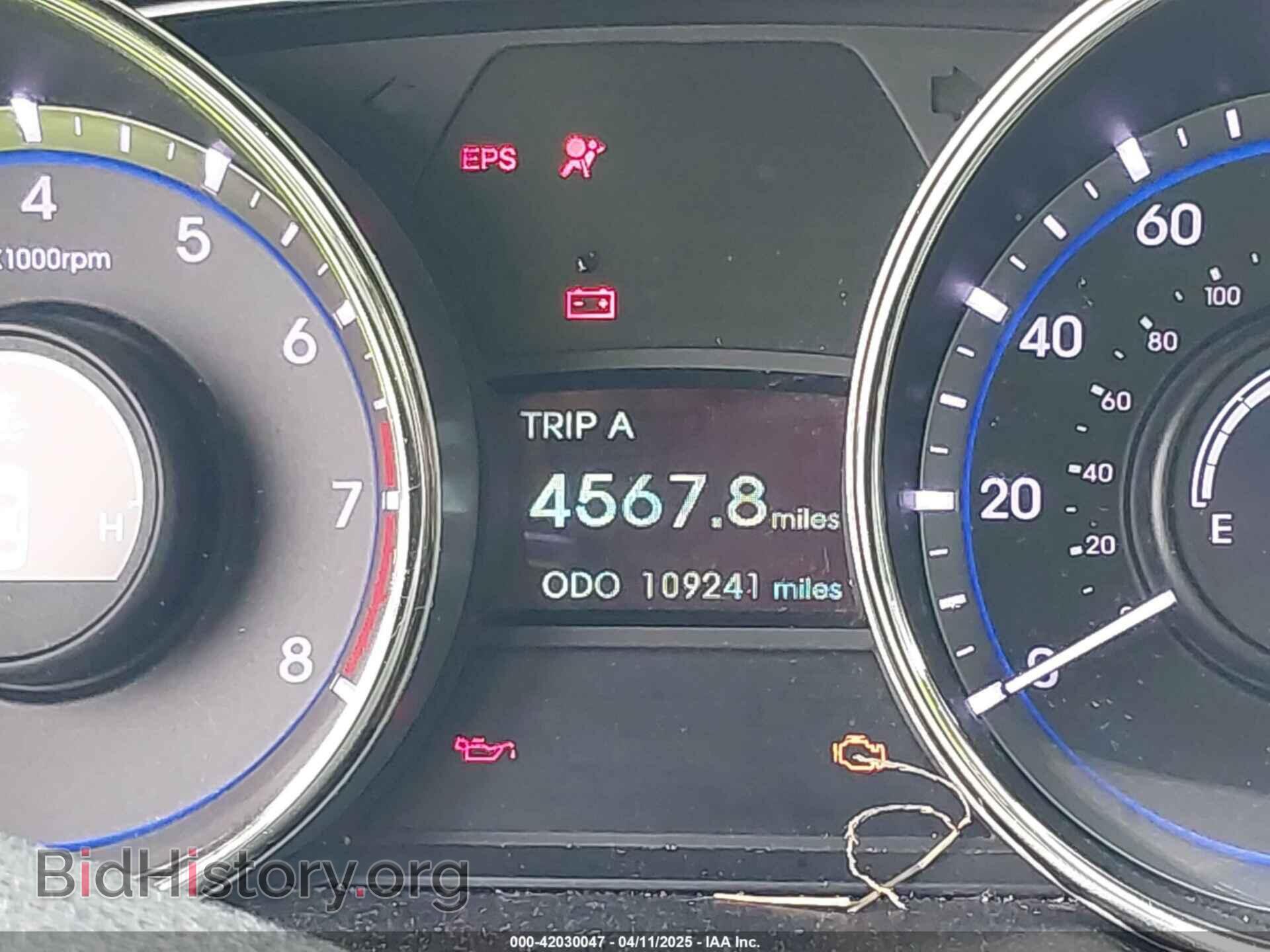 2013 HYUNDAI SONATA - VIN: 5NPEC4AC0DH732425 - Фото 7