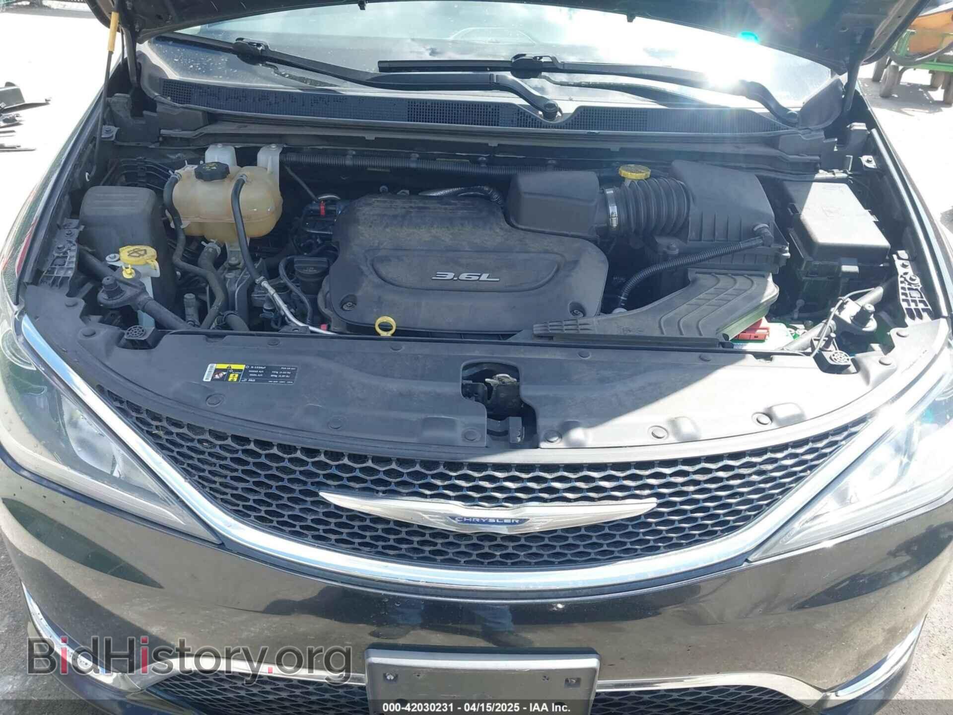2017 CHRYSLER PACIFICA - VIN: 2C4RC1BG8HR747765 - Фото 10