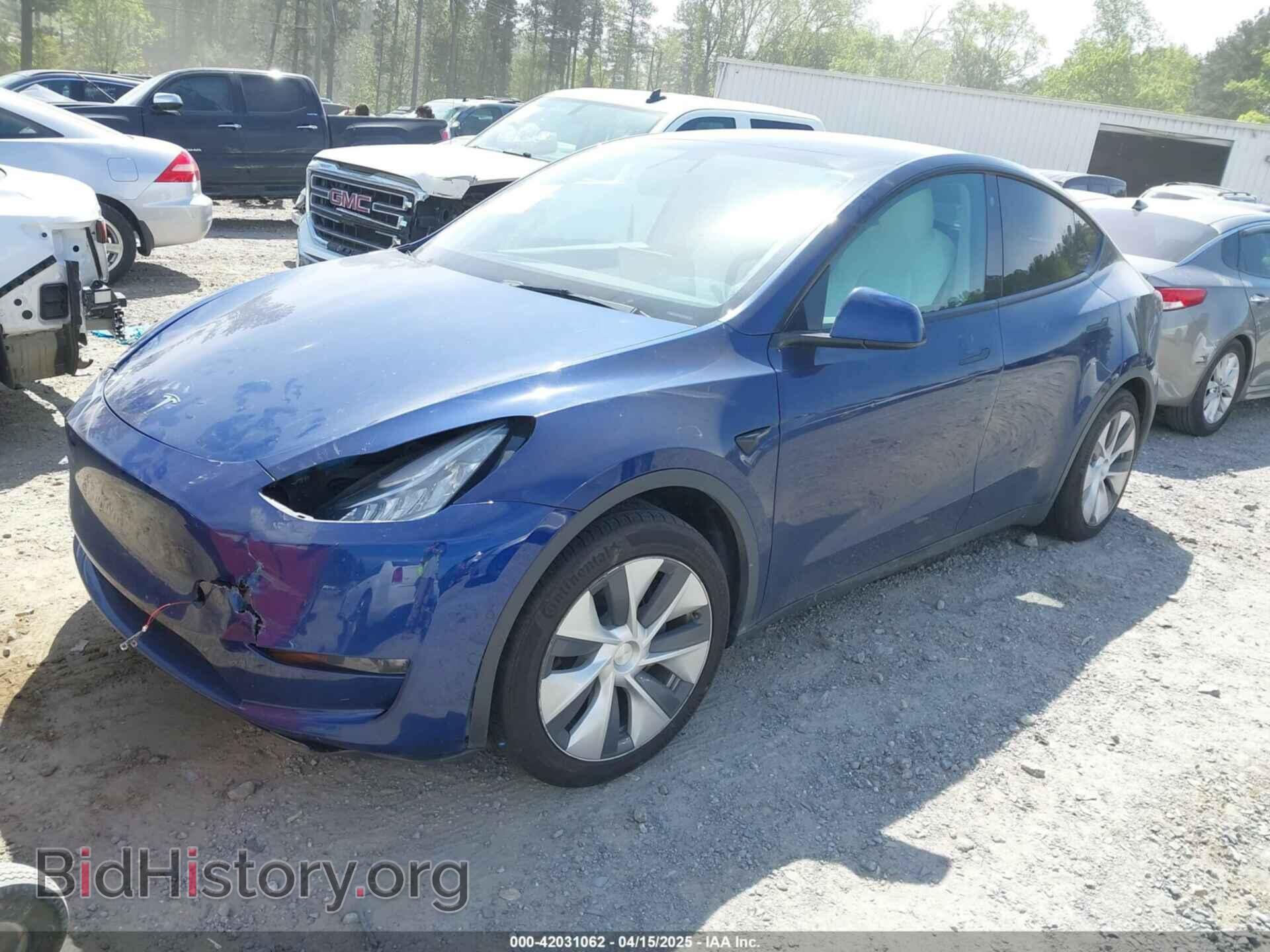 2021 TESLA MODEL Y - VIN: 5YJYGDED8MF116359 - Фото 2