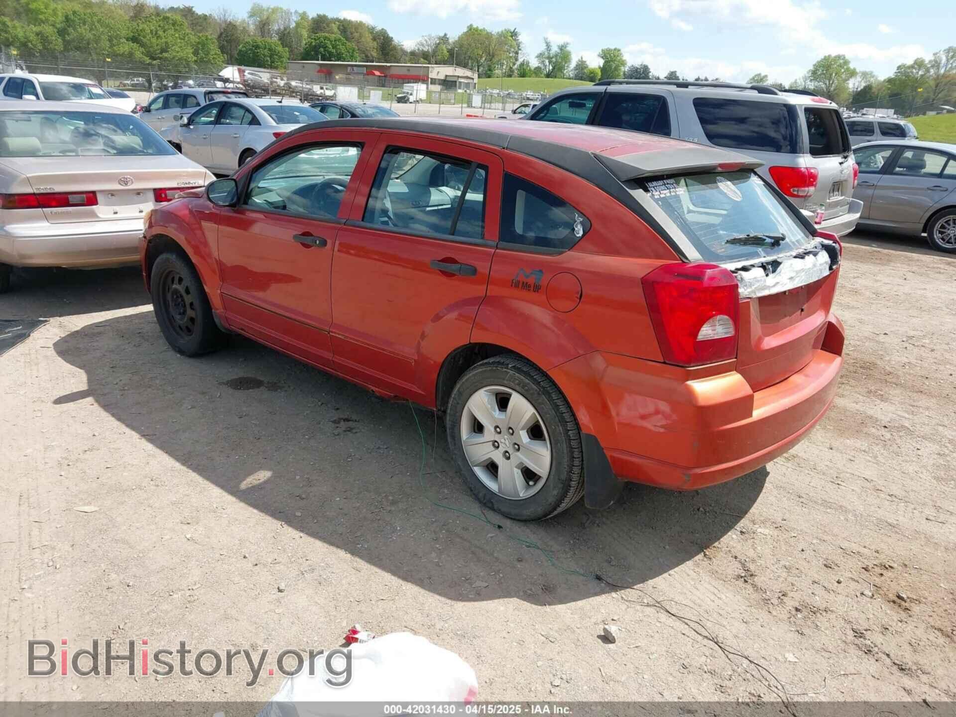 2007 DODGE CALIBER - VIN: 1B3HB48B17D162394 - Фото 3