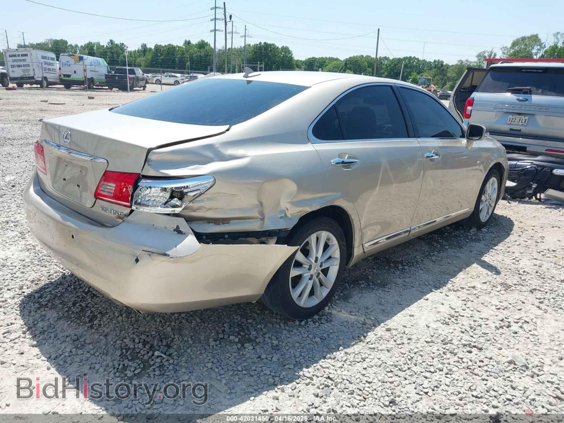 2011 LEXUS ES 350 - VIN: JTHBK1EG5B2462123 - Фото 4