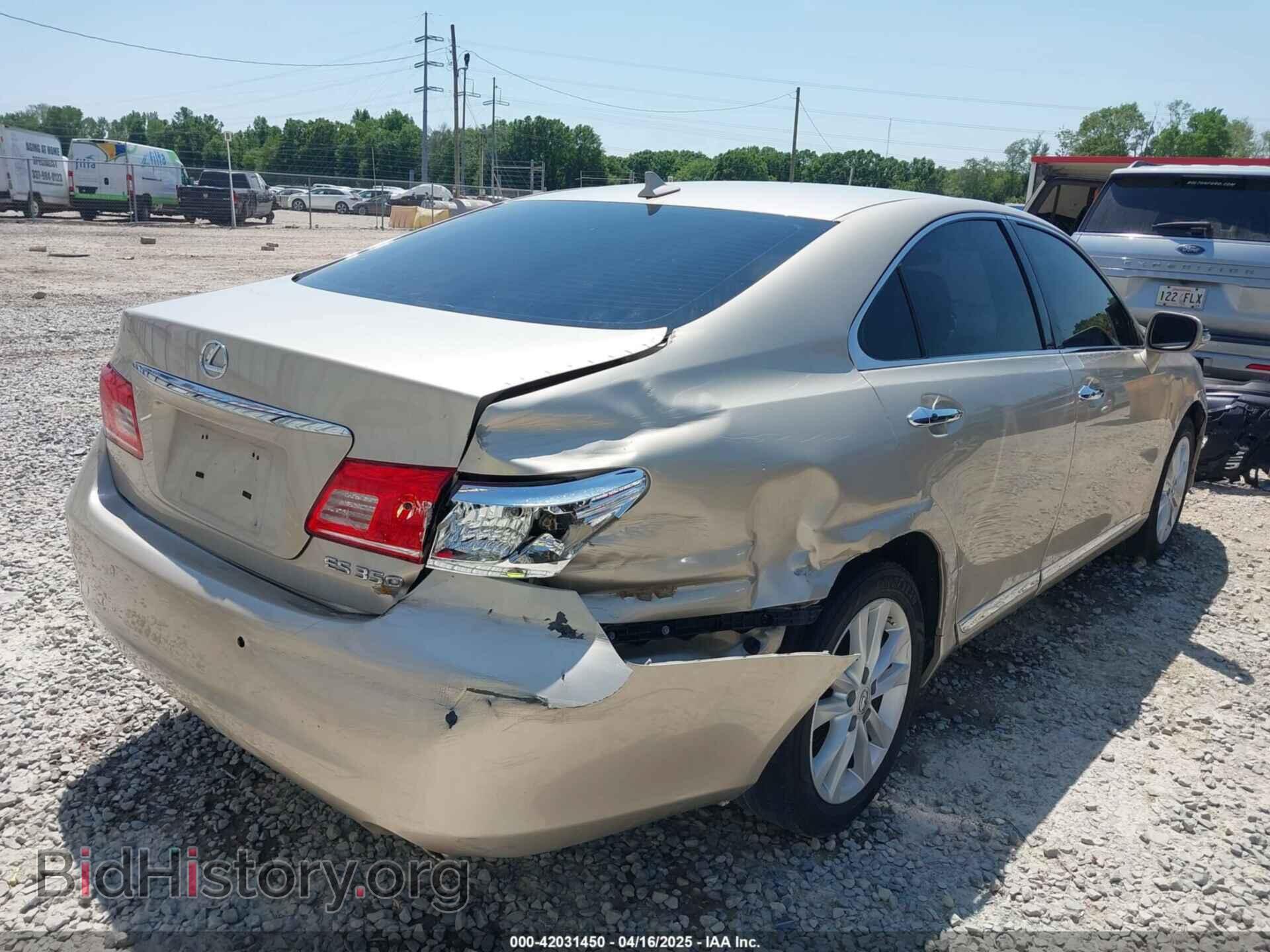2011 LEXUS ES 350 - VIN: JTHBK1EG5B2462123 - Фото 6