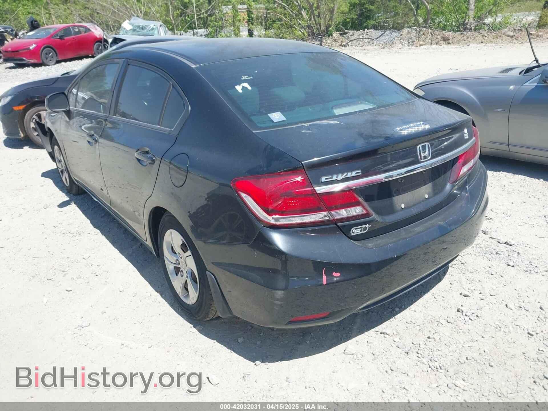 2013 HONDA CIVIC - VIN: 19XFB2F53DE098053 - Фото 3