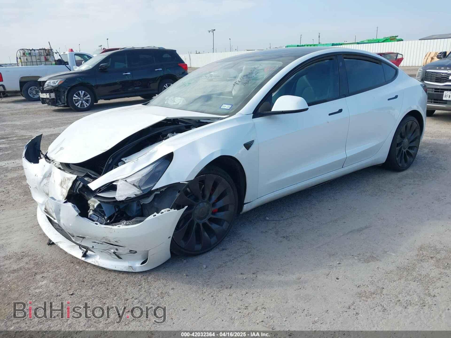 2022 TESLA MODEL 3 - VIN: 5YJ3E1EC4NF134624 - Фото 2