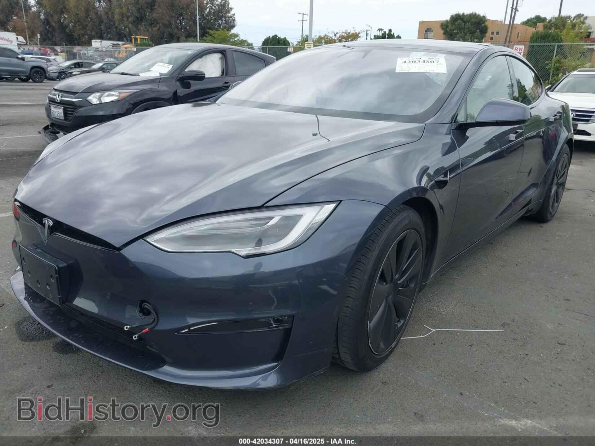 2021 TESLA MODEL S - VIN: 5YJSA1E57MF441387 - Фото 2