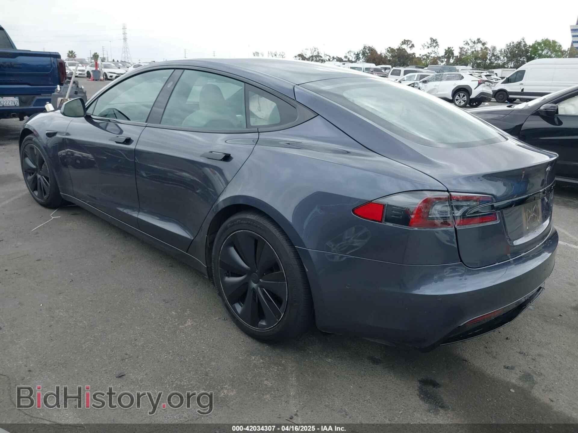 2021 TESLA MODEL S - VIN: 5YJSA1E57MF441387 - Фото 3
