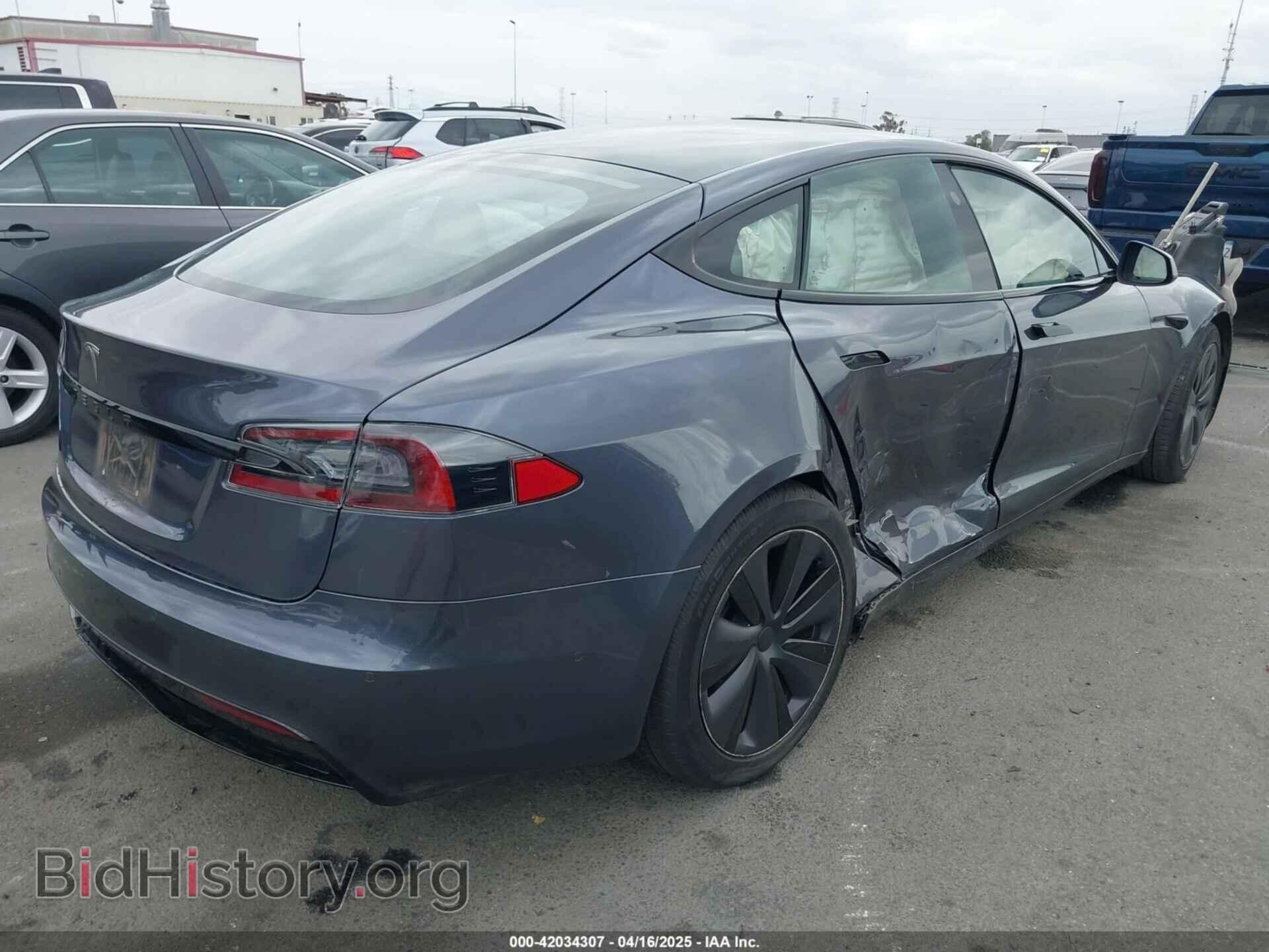 2021 TESLA MODEL S - VIN: 5YJSA1E57MF441387 - Фото 4