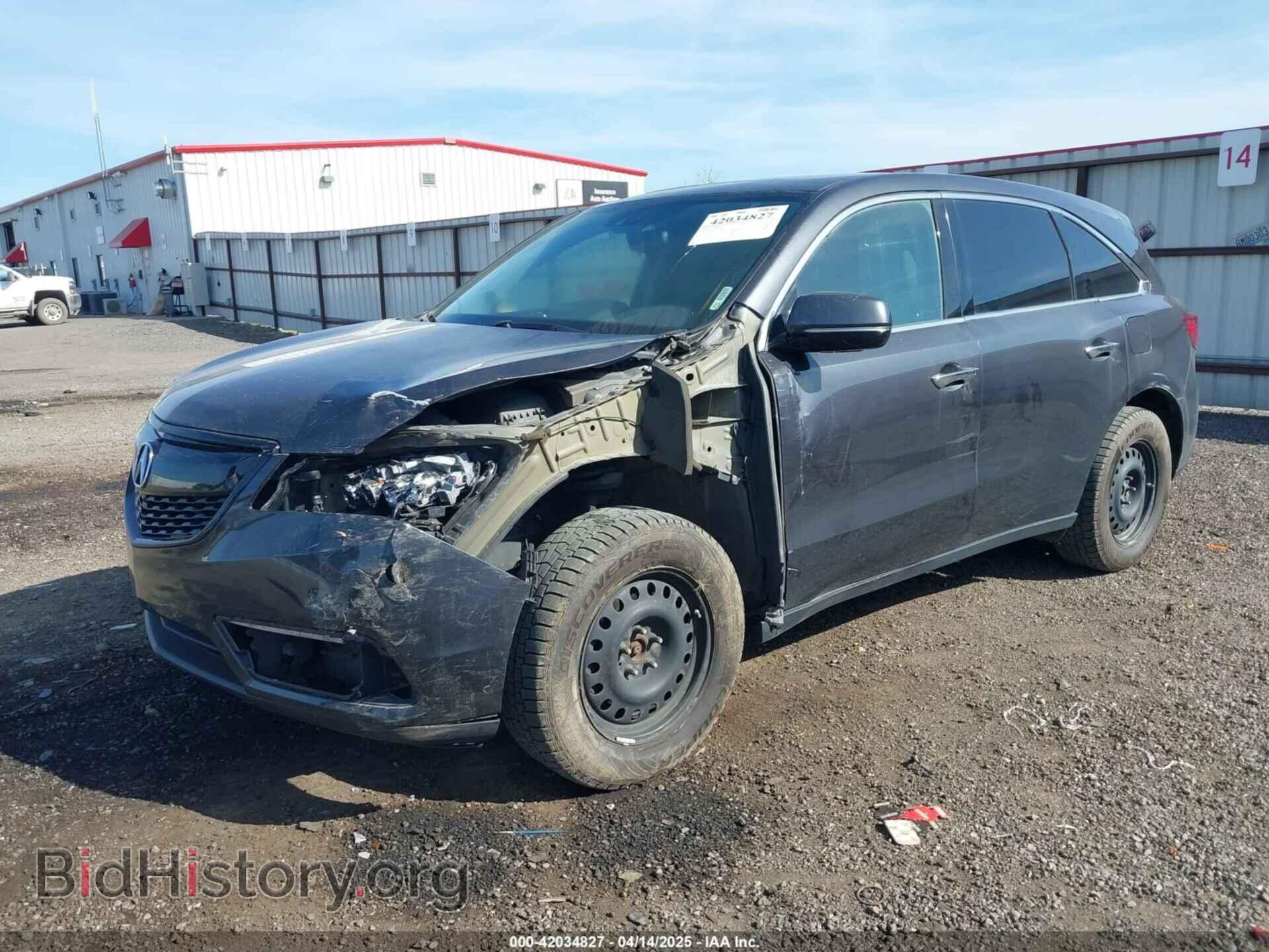 2014 ACURA MDX - VIN: 5FRYD4H4XEB021743 - Фото 2