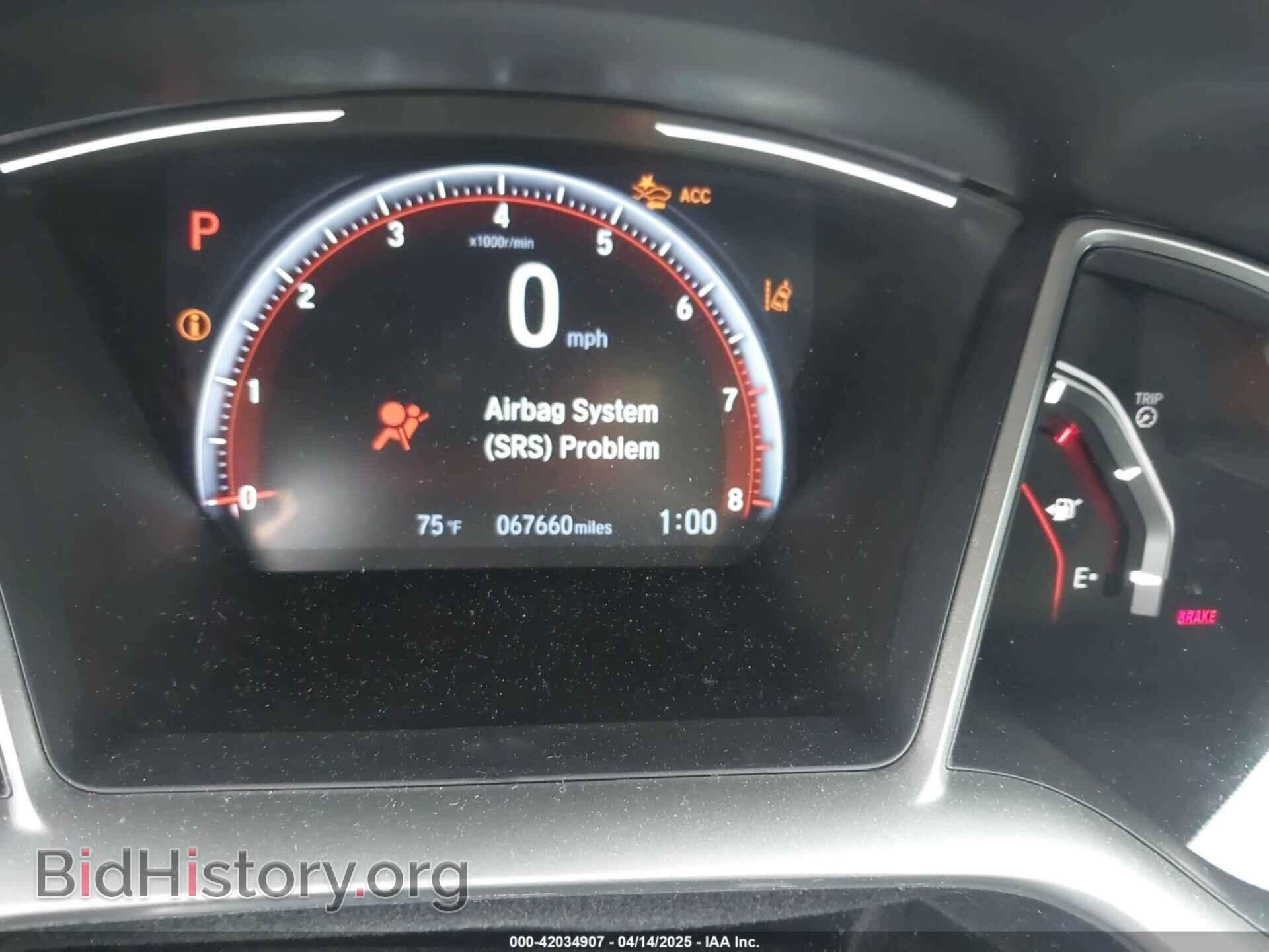 2019 HONDA CIVIC - VIN: 2HGFC2F85KH535321 - Фото 7