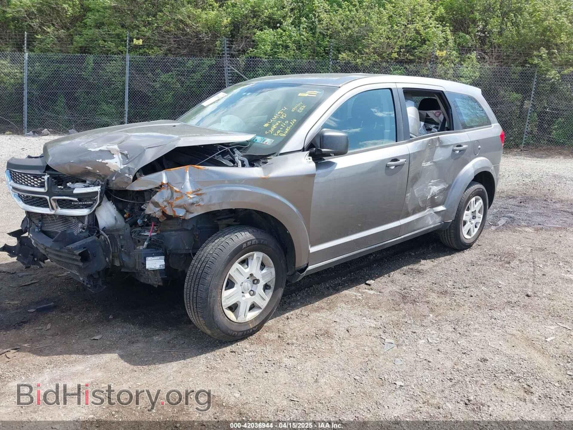 2012 DODGE JOURNEY - VIN: 3C4PDCAB3CT204108 - Фото 2