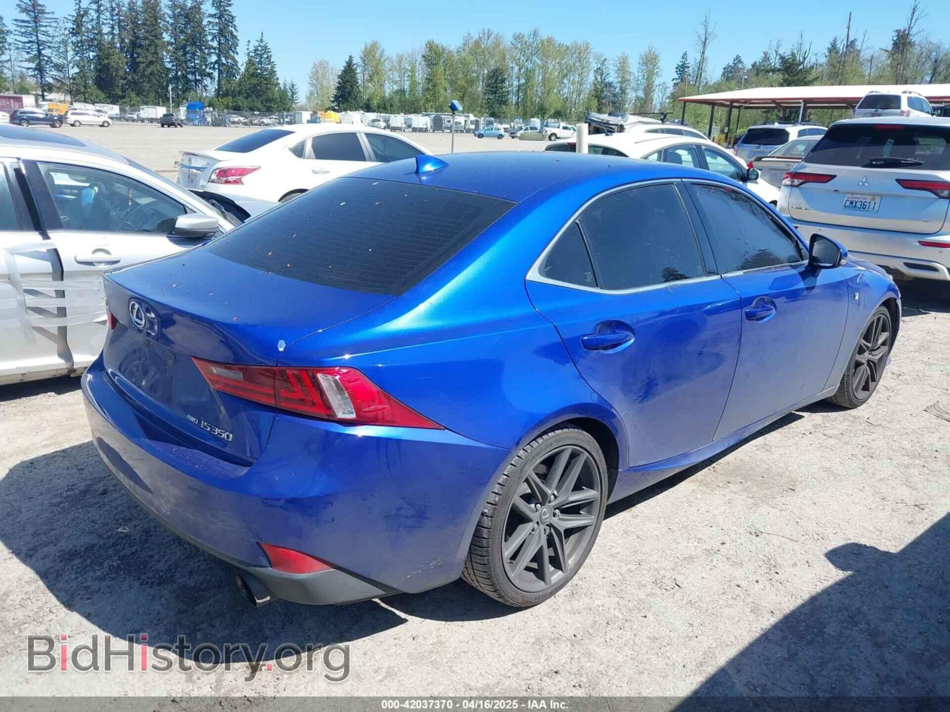 2014 LEXUS IS 350 - VIN: JTHCE1D26E5002599 - Фото 4