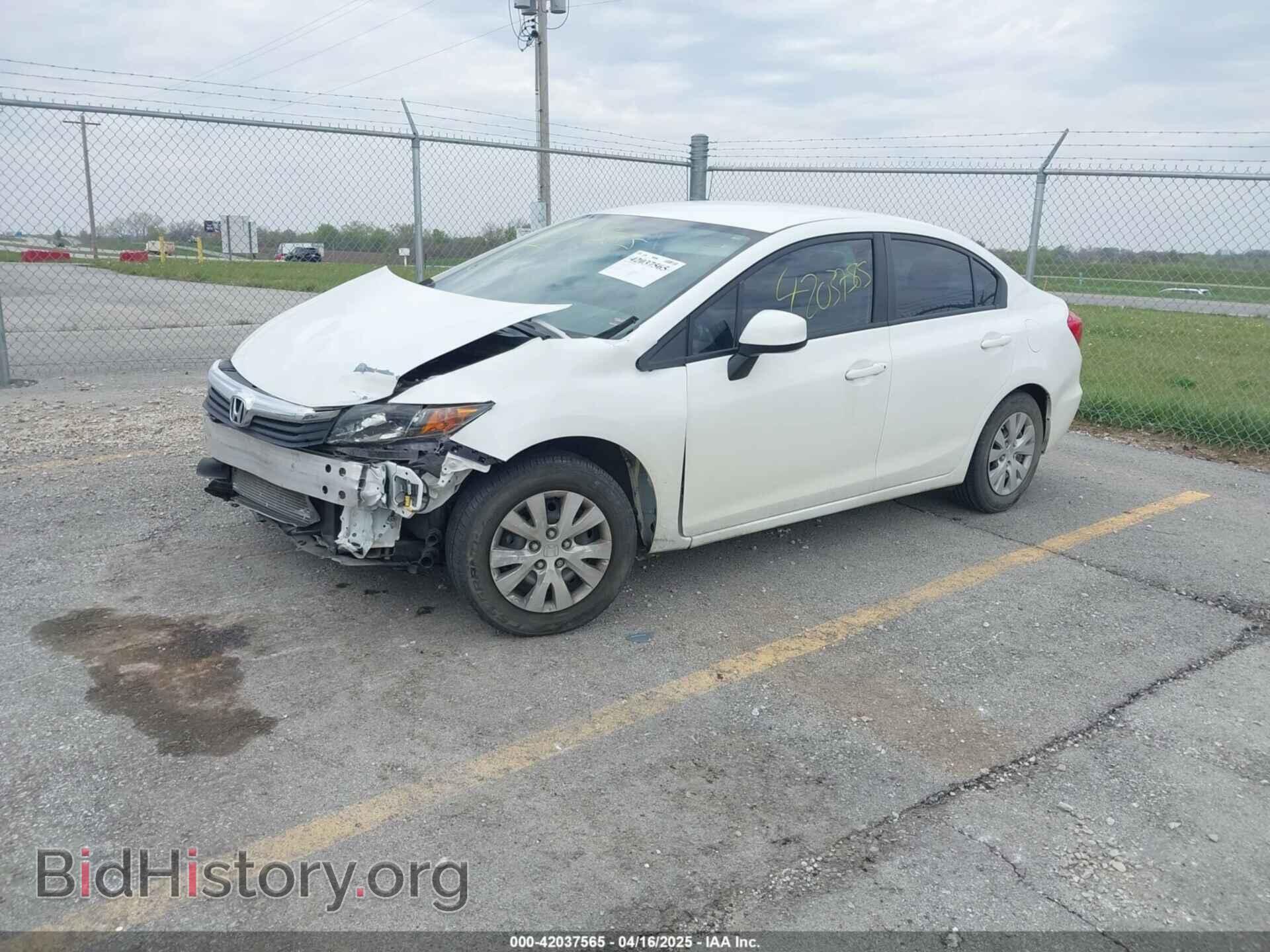 2012 HONDA CIVIC - VIN: 19XFB2F52CE080982 - Фото 2