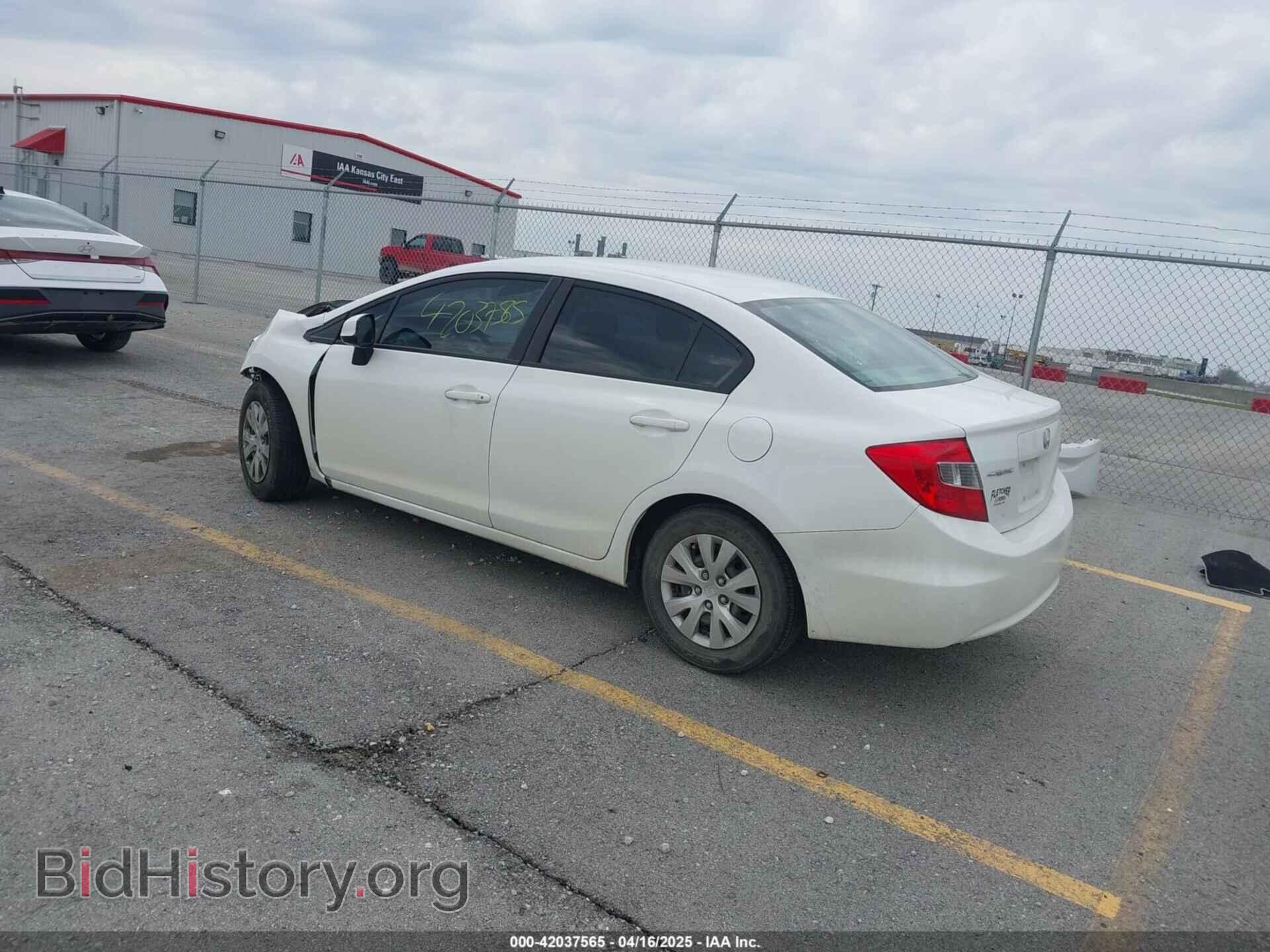 2012 HONDA CIVIC - VIN: 19XFB2F52CE080982 - Фото 3