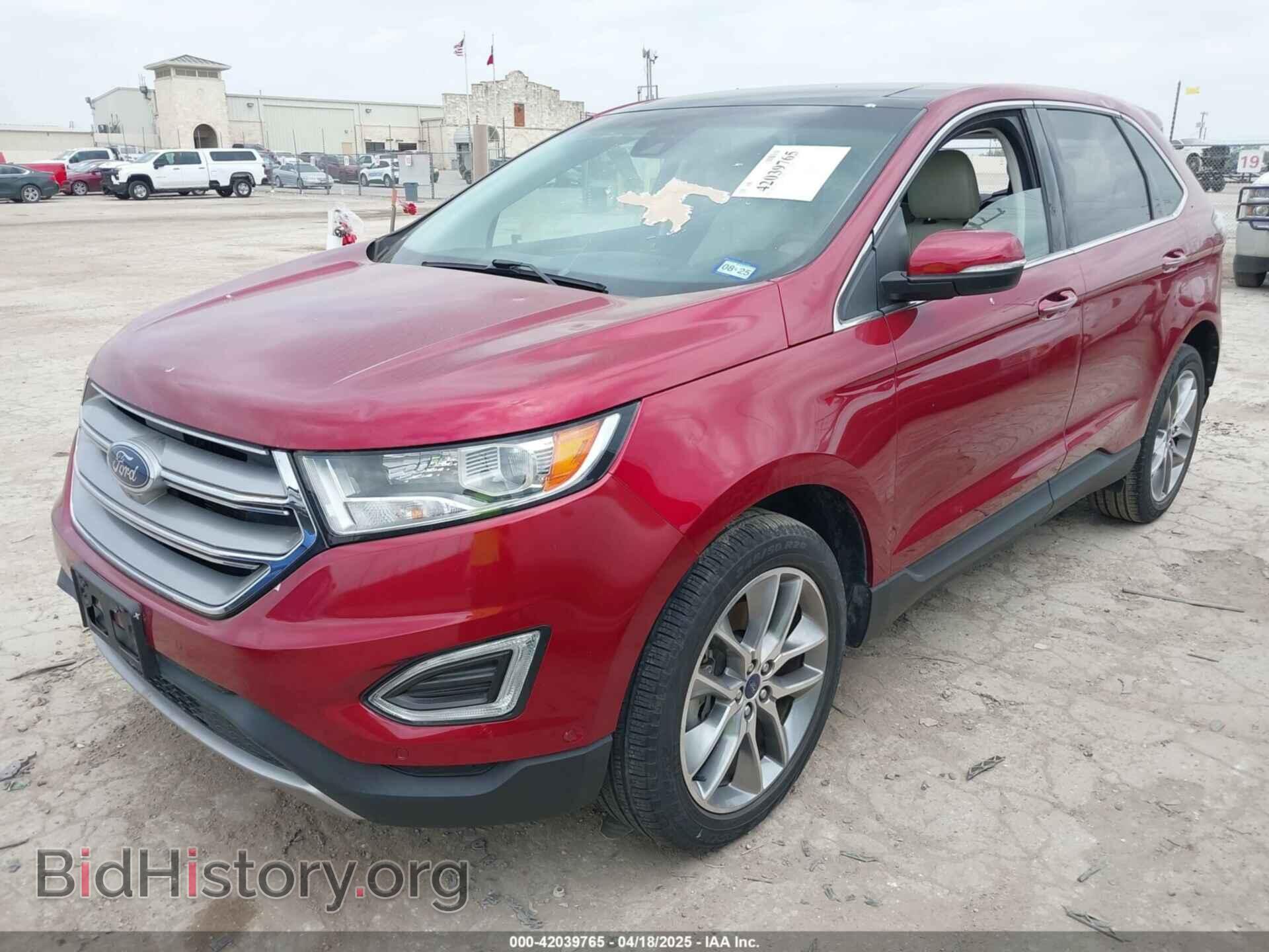 2016 FORD EDGE - VIN: 2FMPK3K82GBC34268 - Фото 2